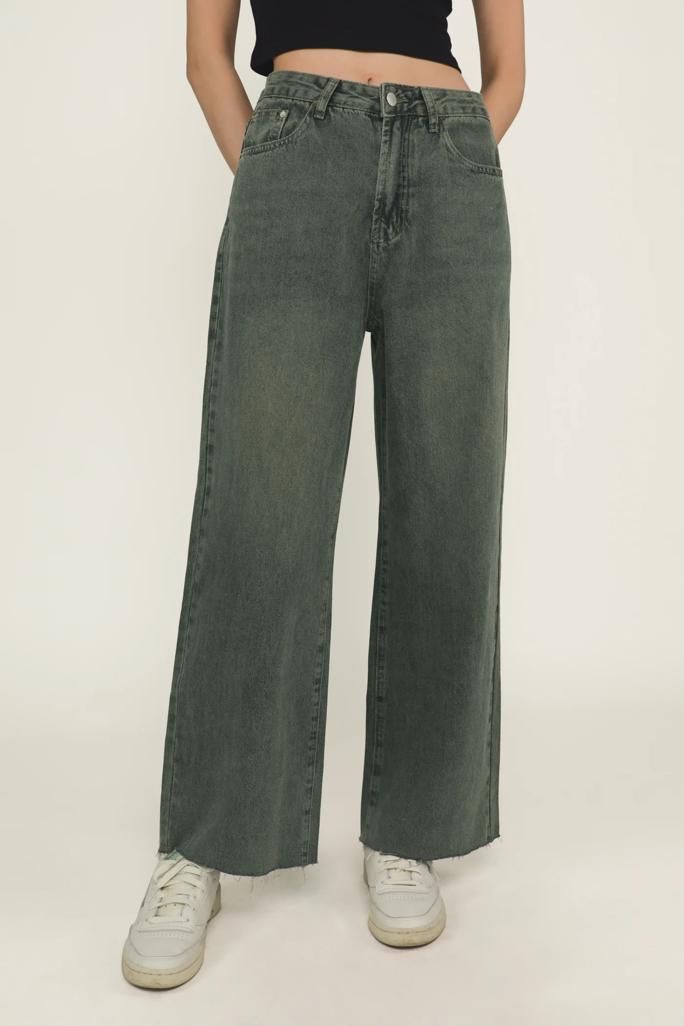 Regular Louise Frayed Hem Denim Jeans Version 1 - Image 25