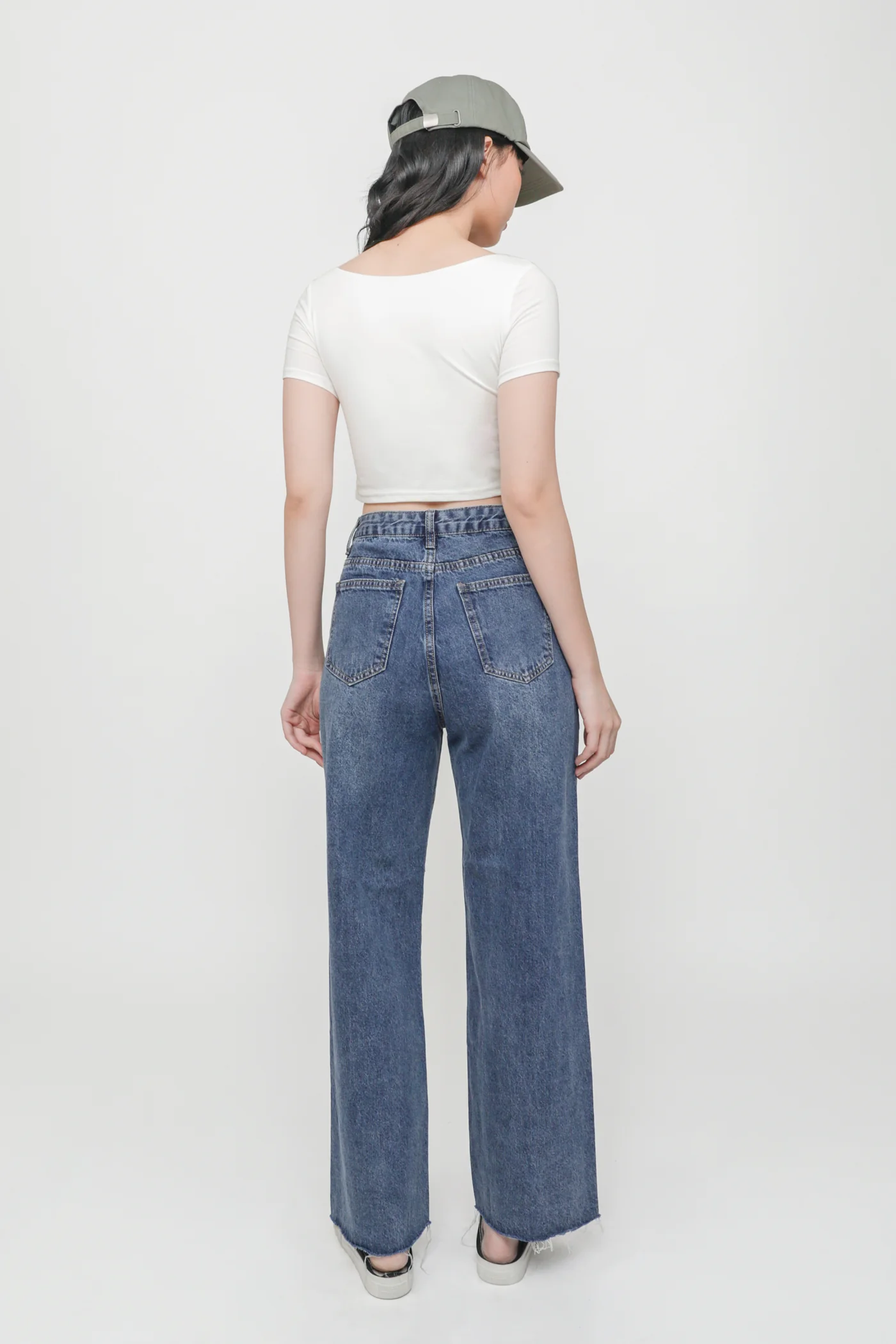 Regular Louise Frayed Hem Denim Jeans Version 1 - Image 7