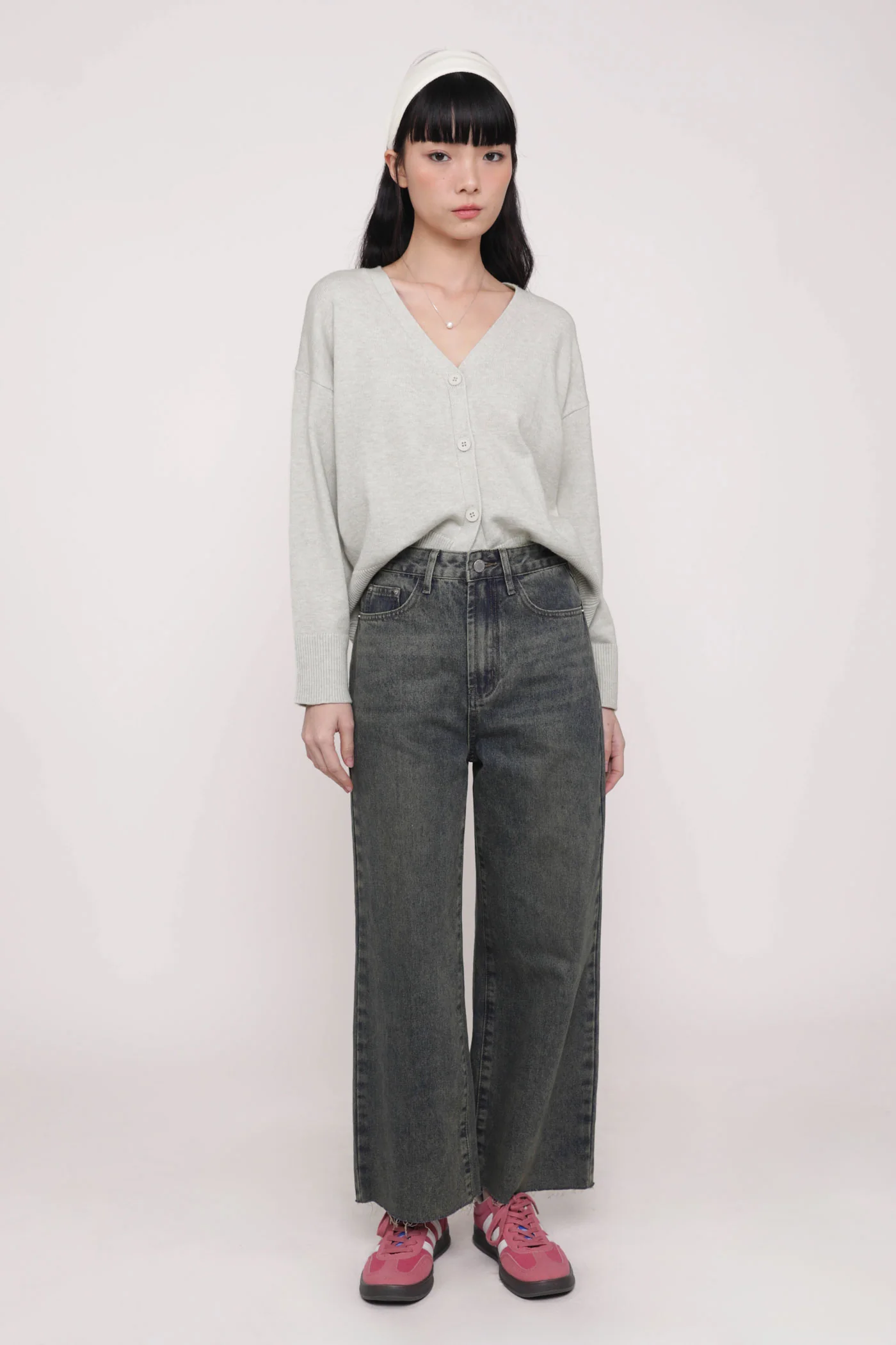 Regular Louise Frayed Hem Denim Jeans Version 2 - Image 7