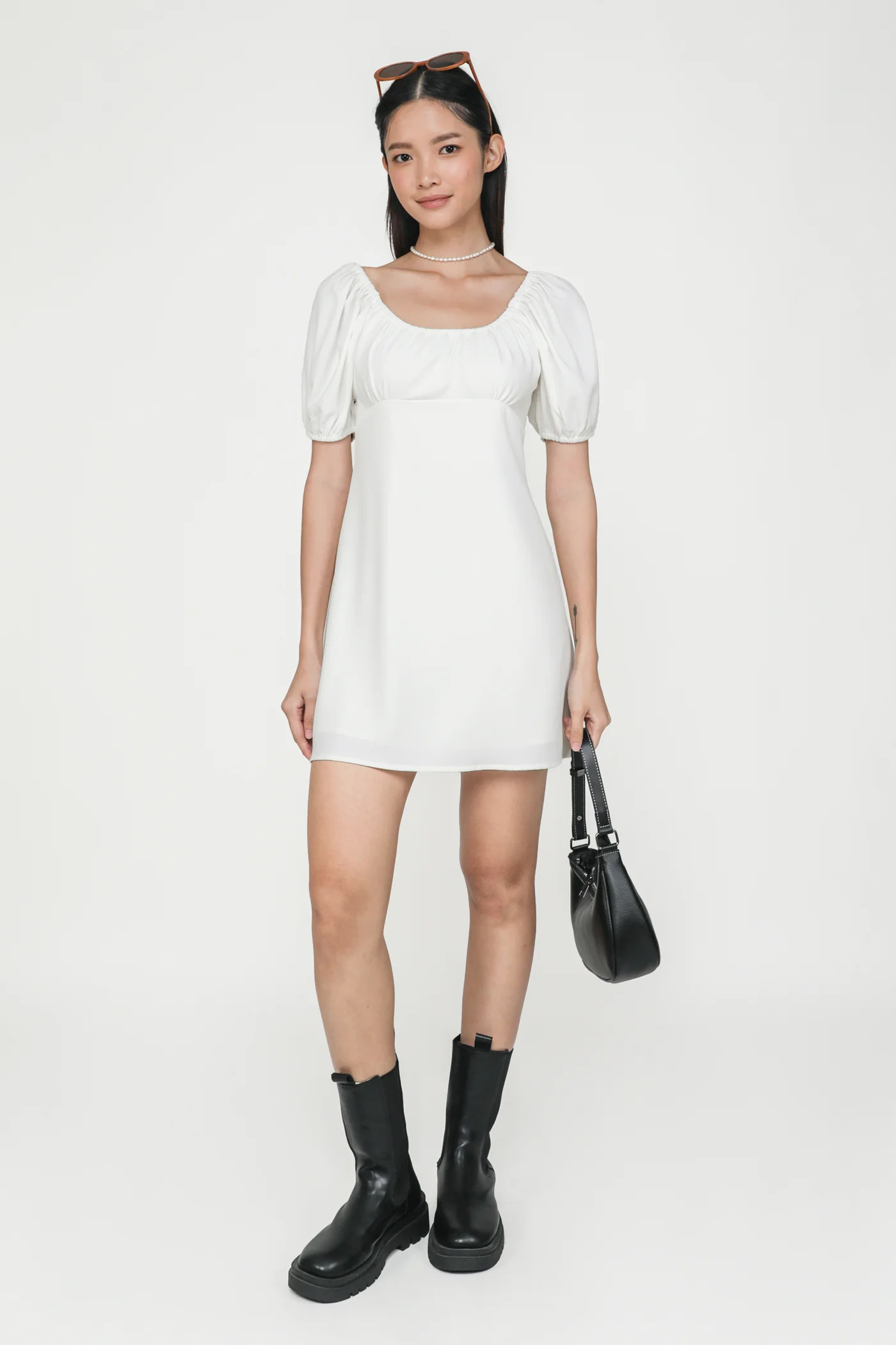 Rei Puffy Sleeve Dress - Image 2