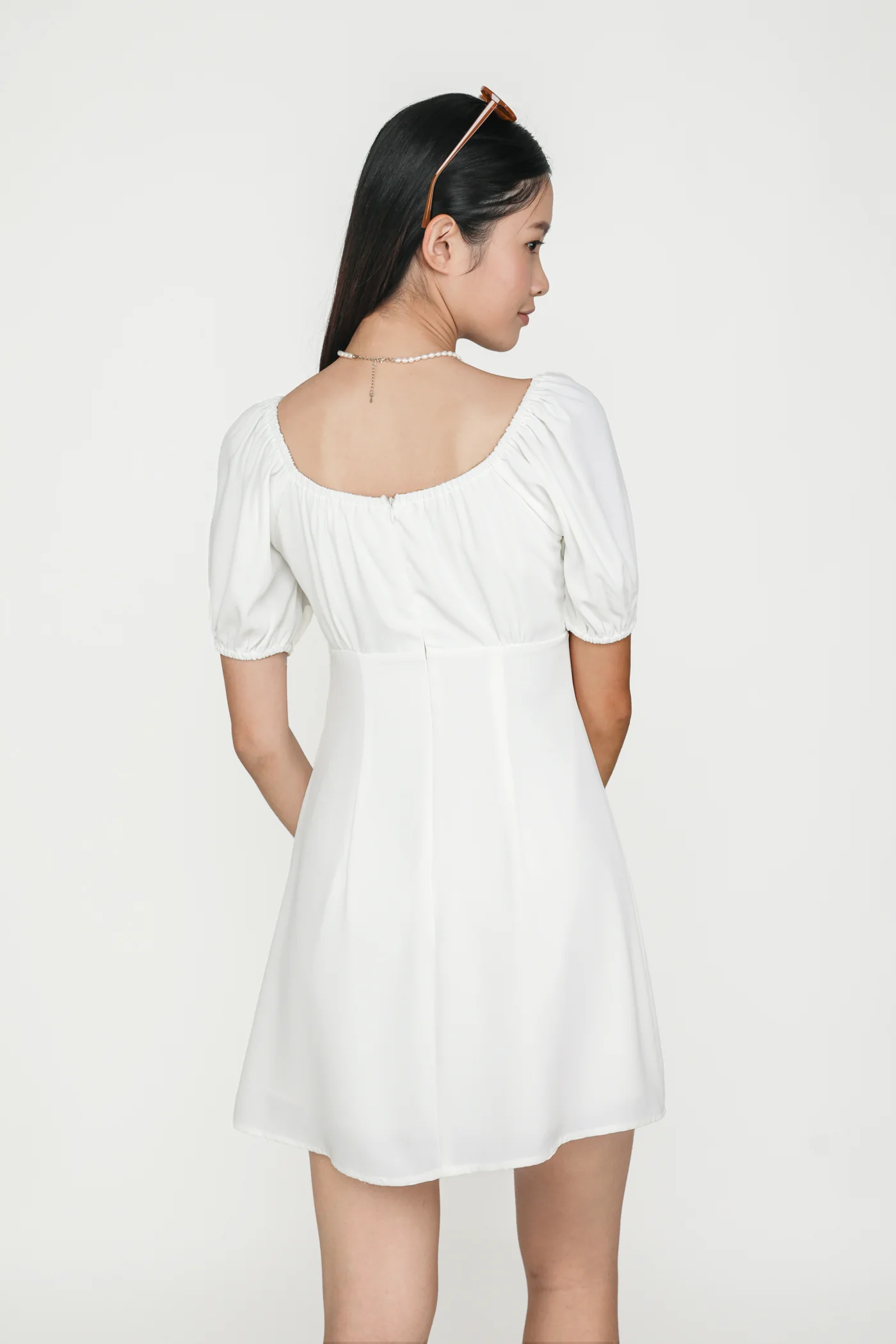 Rei Puffy Sleeve Dress - Image 8