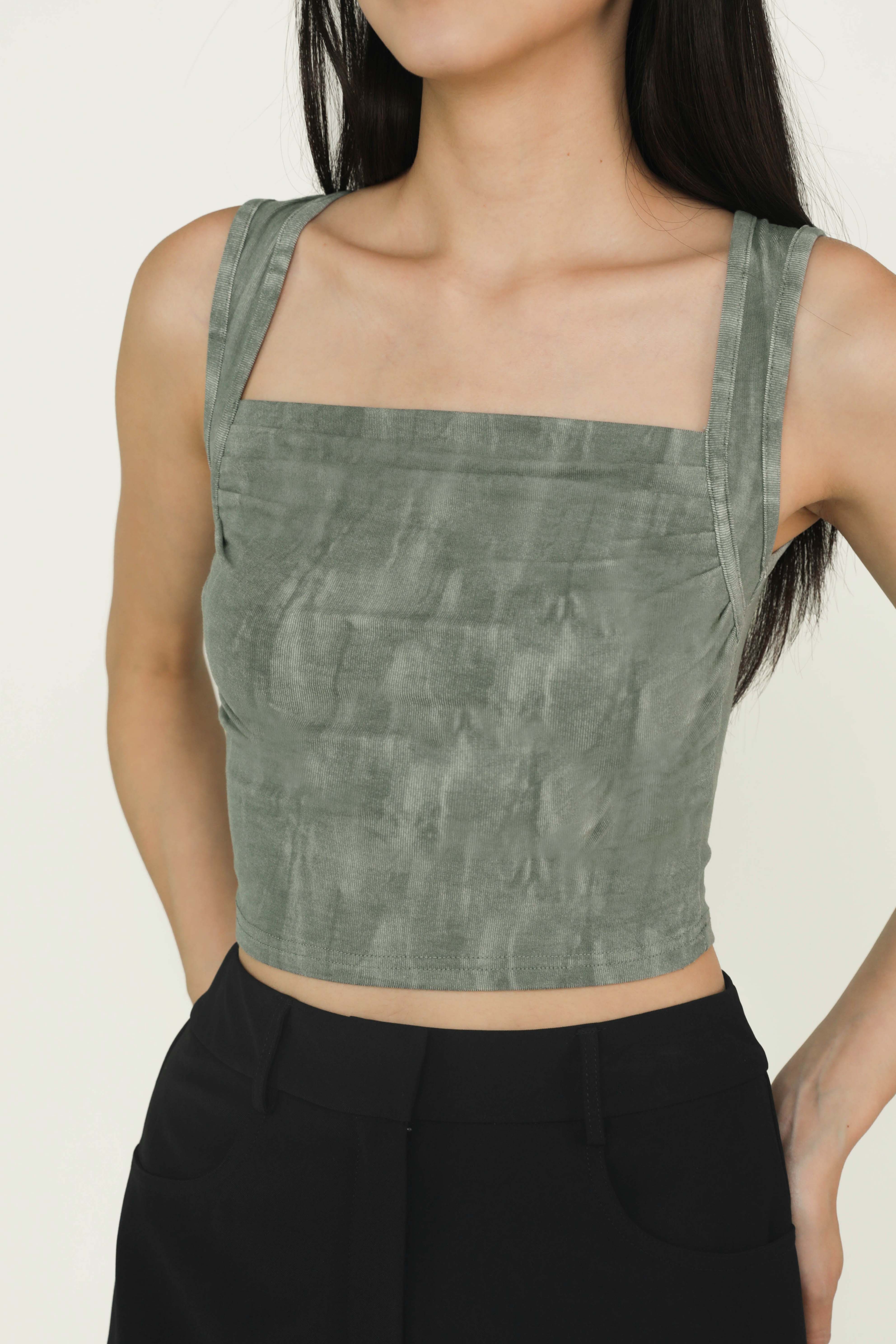 Reiko Ruched Basic Top - Image 19