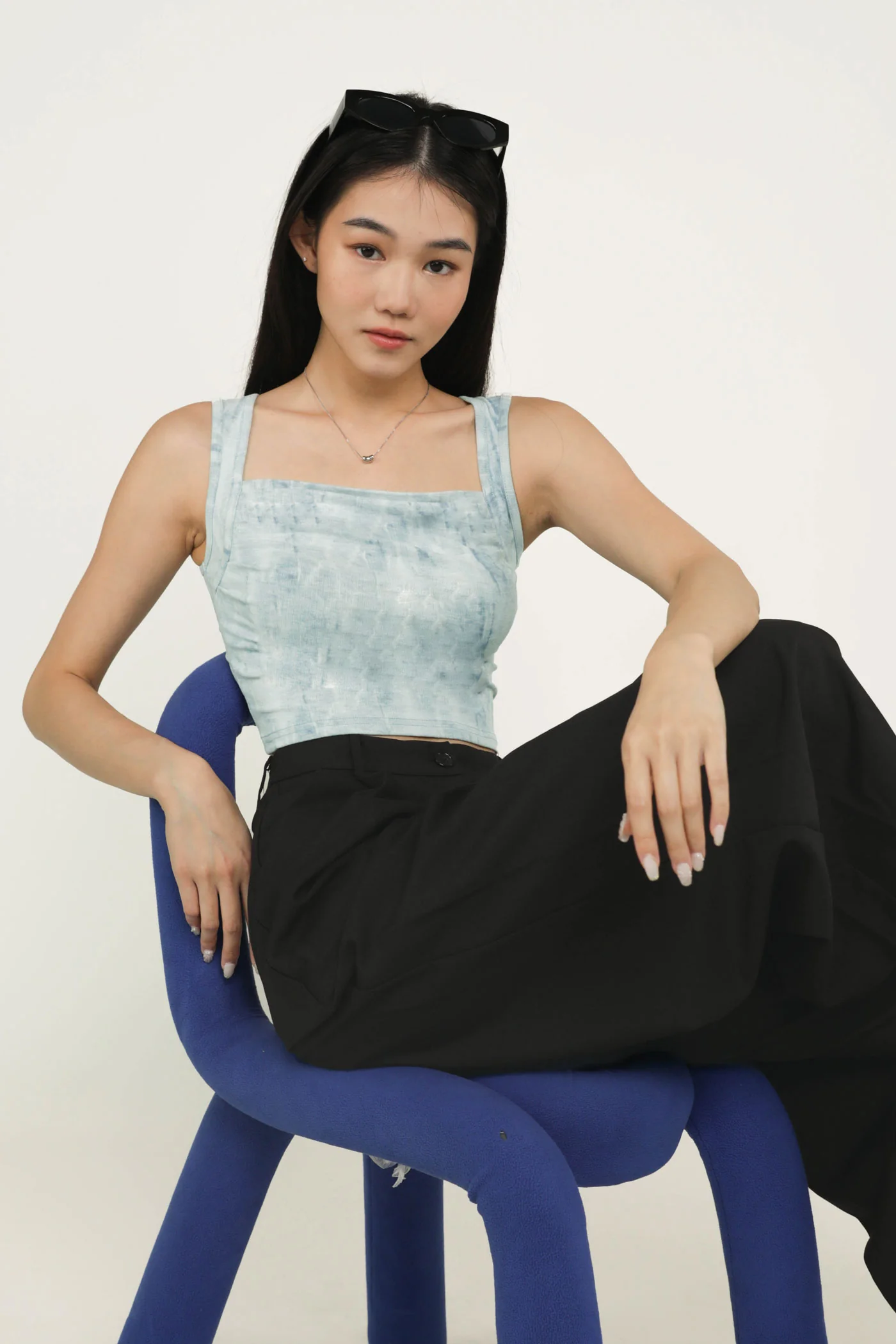 Reiko Ruched Basic Top - Image 8