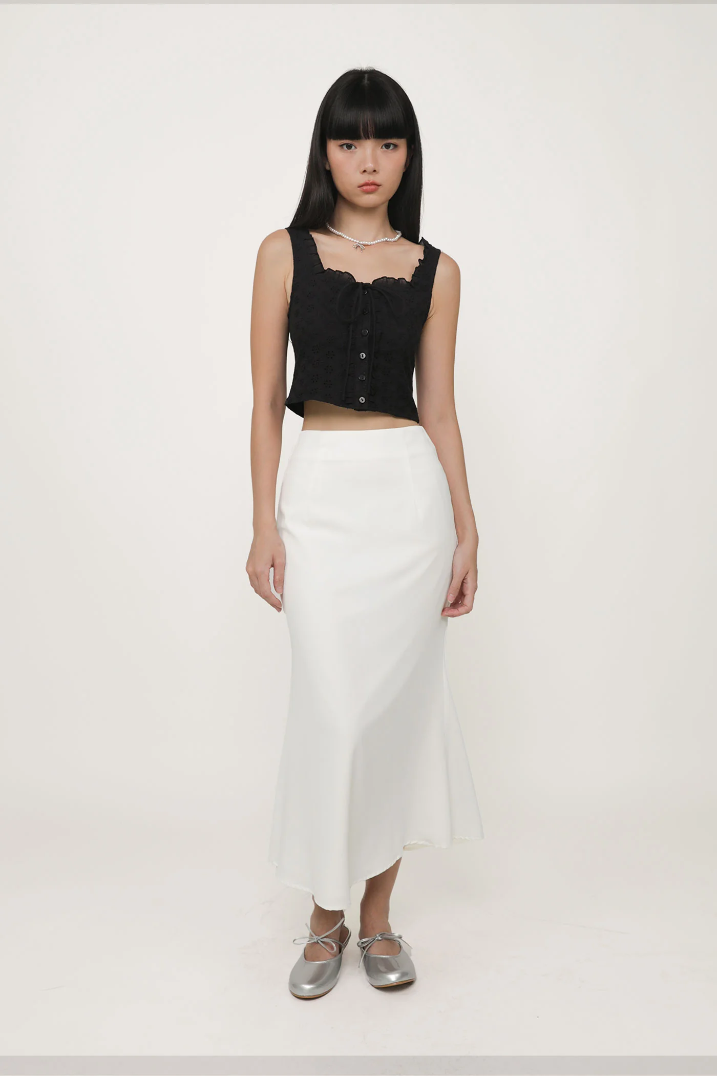 Relia Eyelet Ruffles Top - Image 25