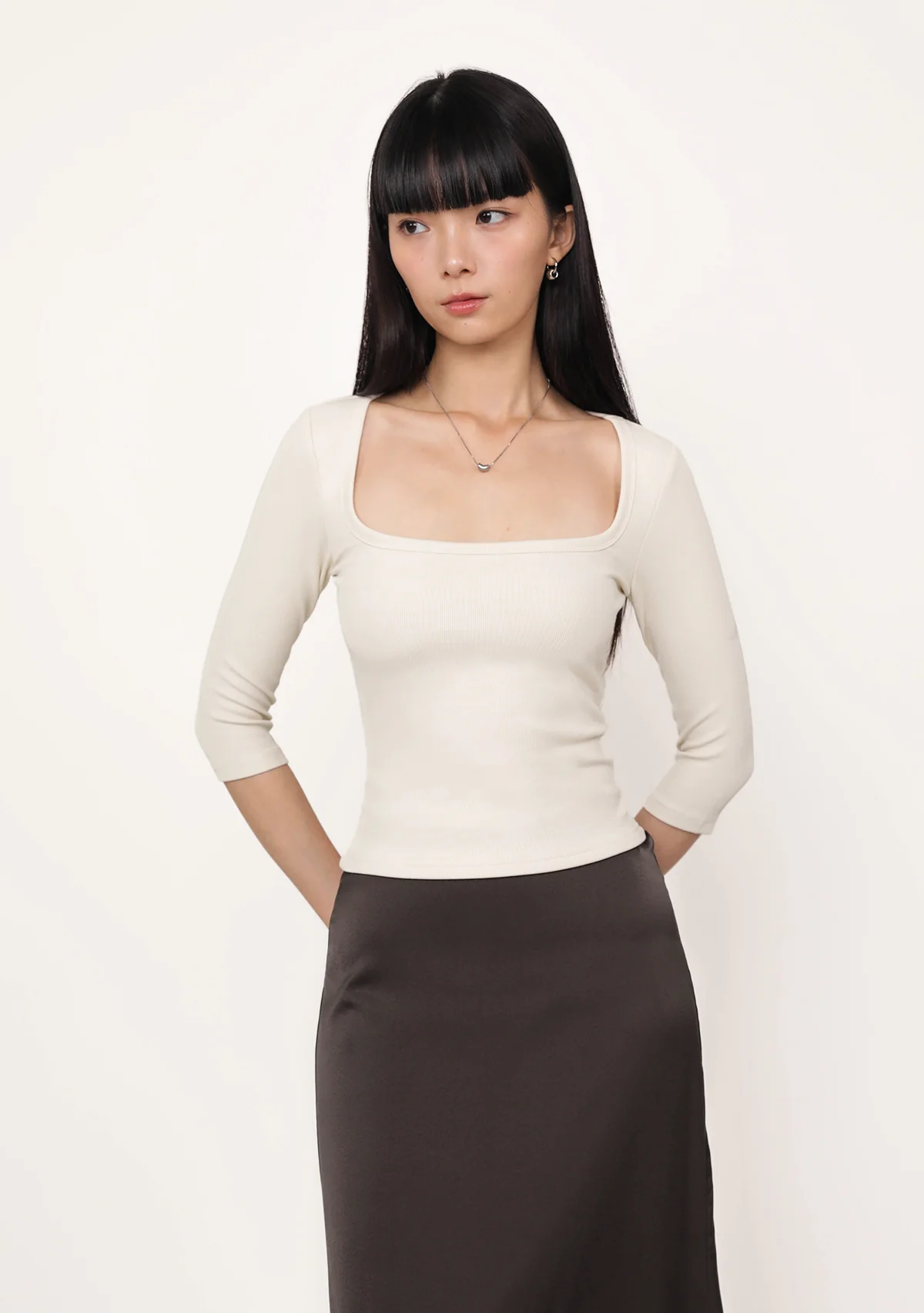Renee Long Sleeve Padded Top - Image 17