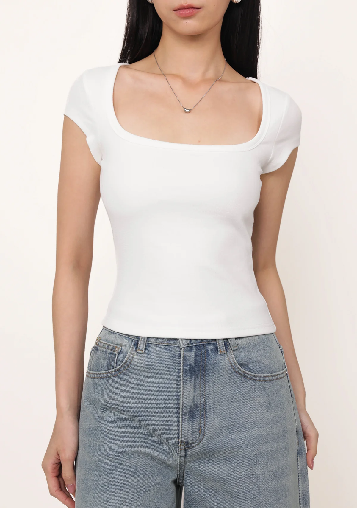 Renee Short Sleeve Padded Top - Image 12