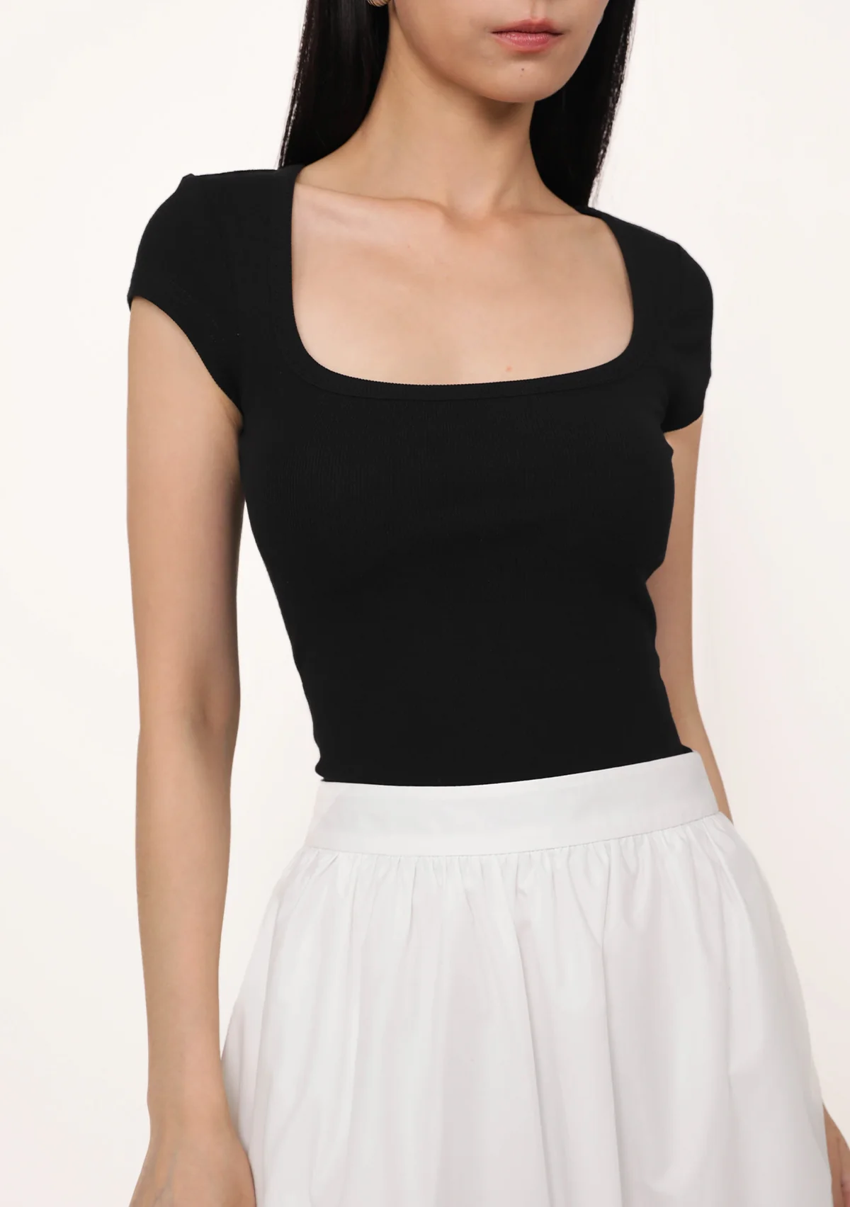 Renee Short Sleeve Padded Top - Image 16