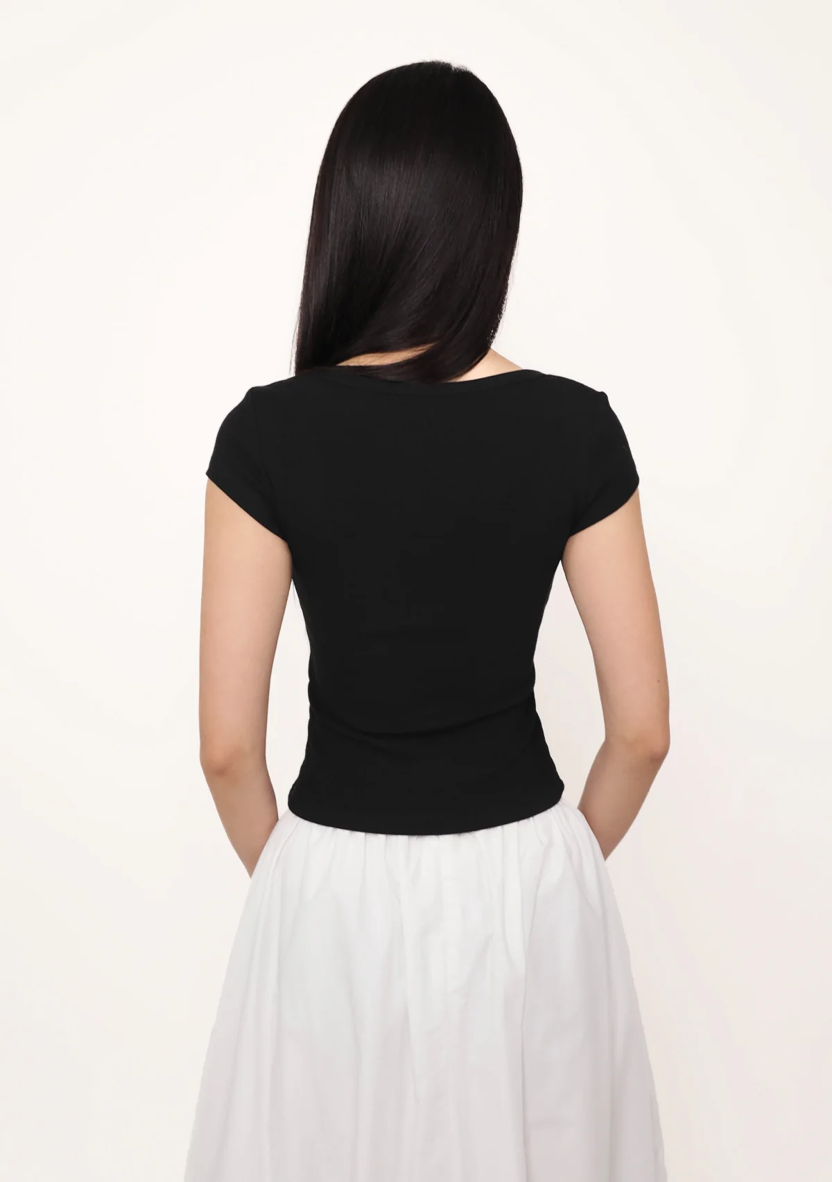 Renee Short Sleeve Padded Top - Image 17
