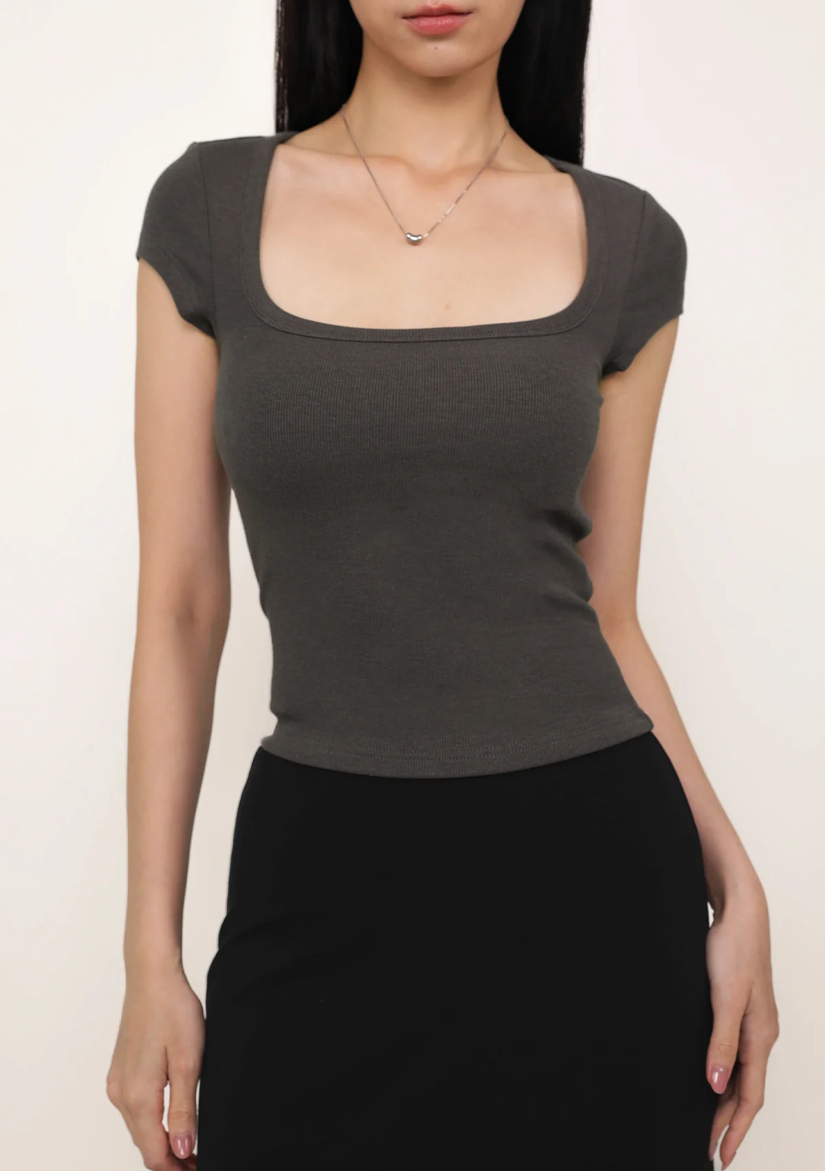 Renee Short Sleeve Padded Top - Image 20
