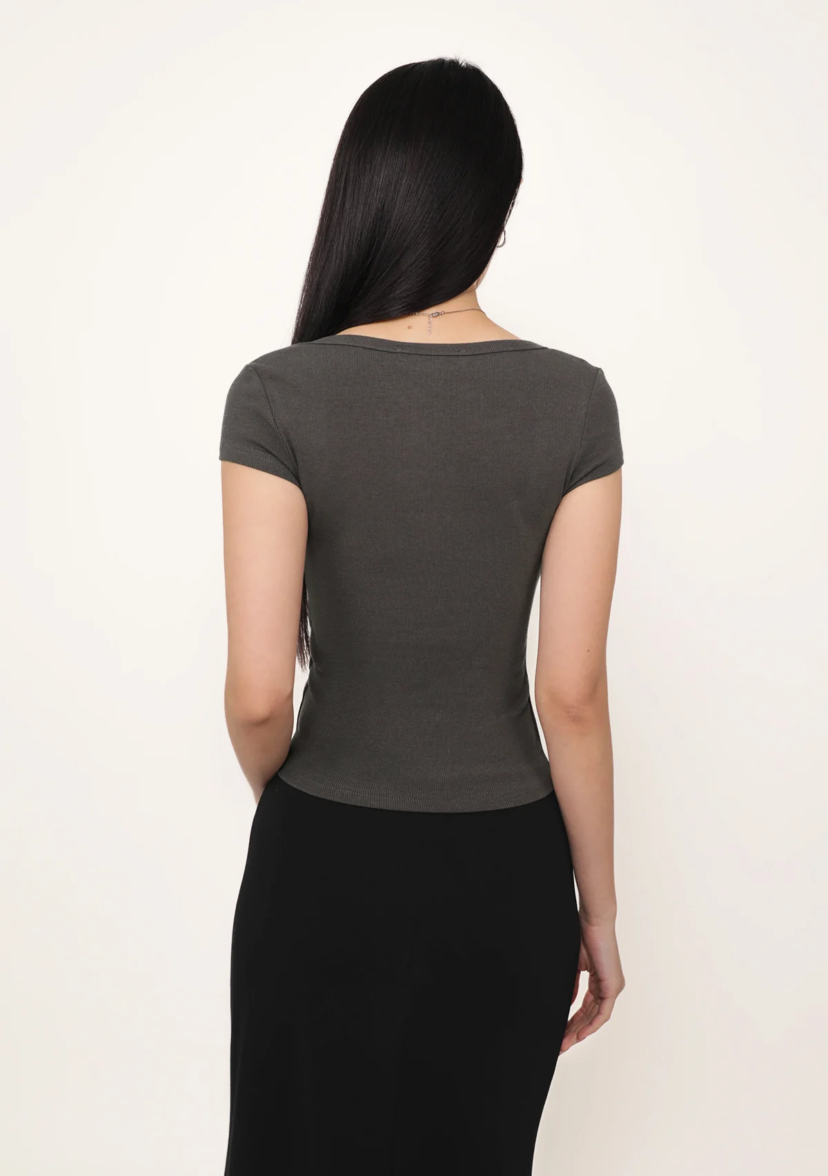 Renee Short Sleeve Padded Top - Image 21