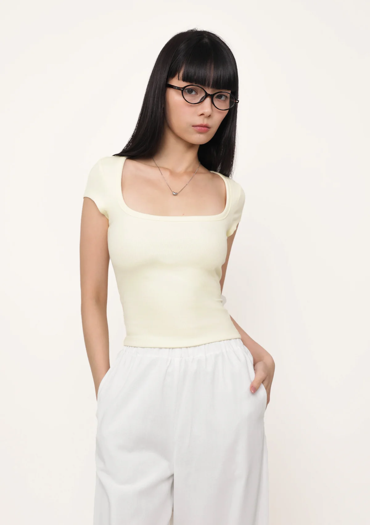 Renee Short Sleeve Padded Top - Image 23