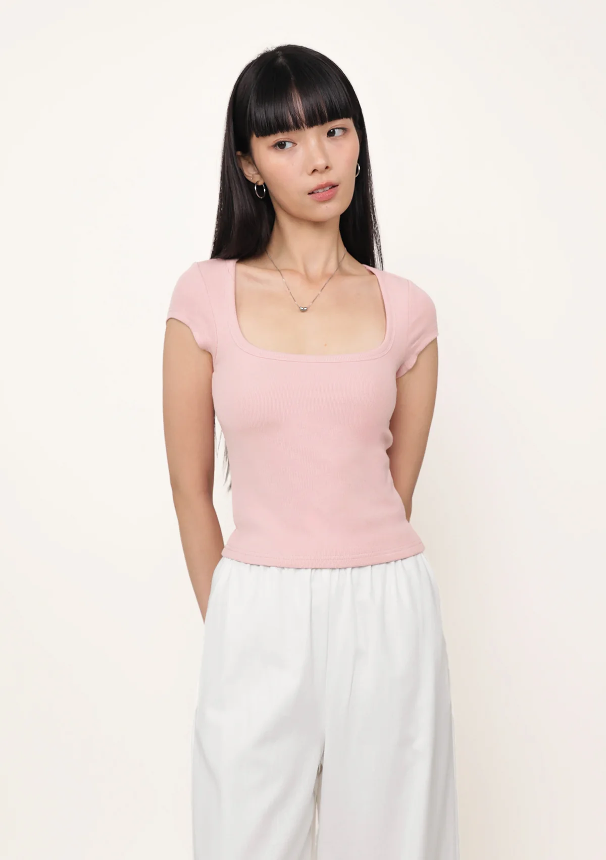 Renee Short Sleeve Padded Top - Image 27