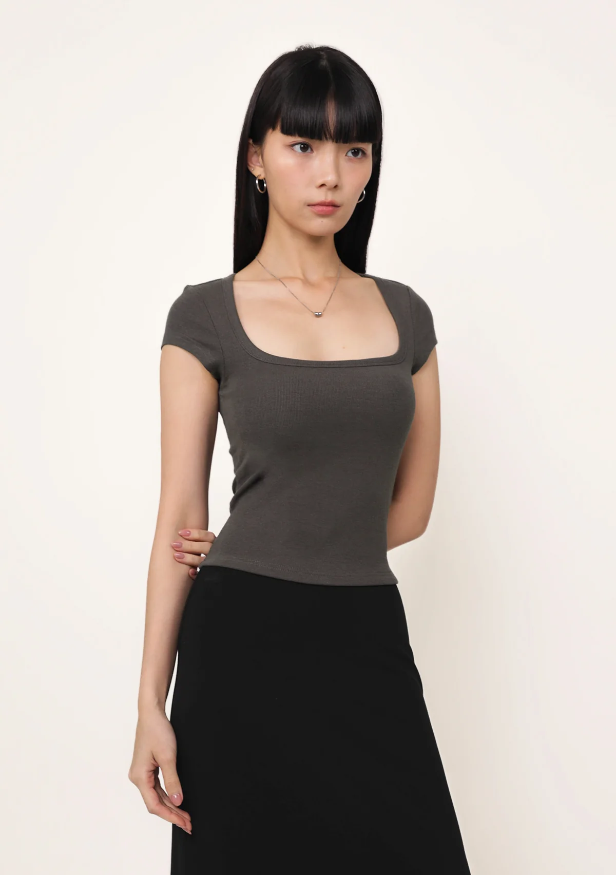 Renee Short Sleeve Padded Top - Image 3