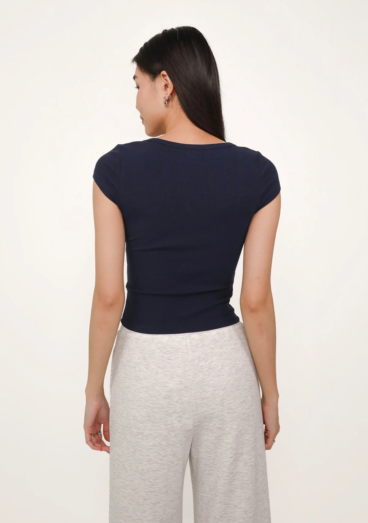 Renee Short Sleeve Padded Top - Image 41