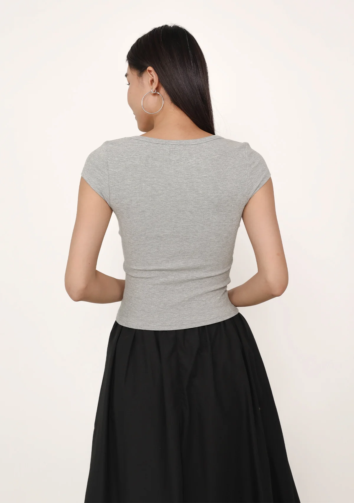Renee Short Sleeve Padded Top - Image 45