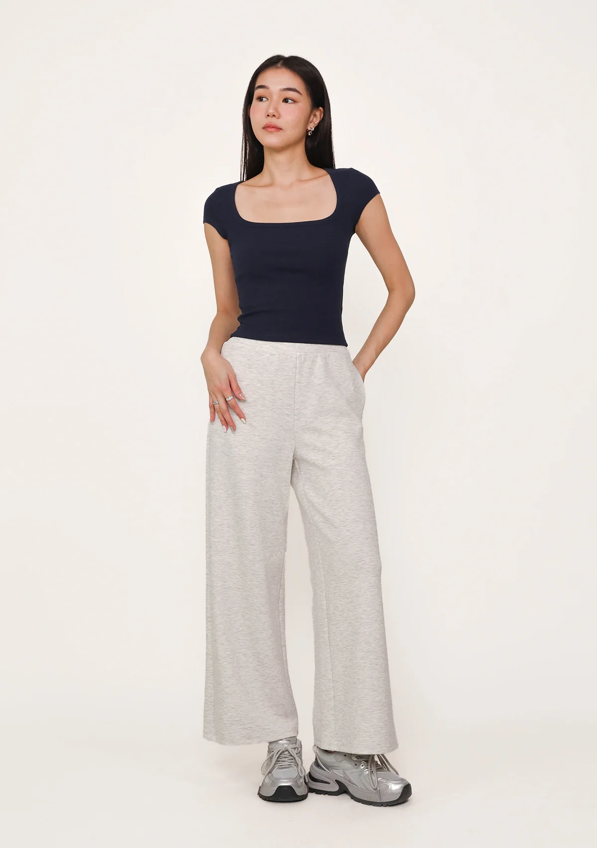 Renee Short Sleeve Padded Top - Image 8