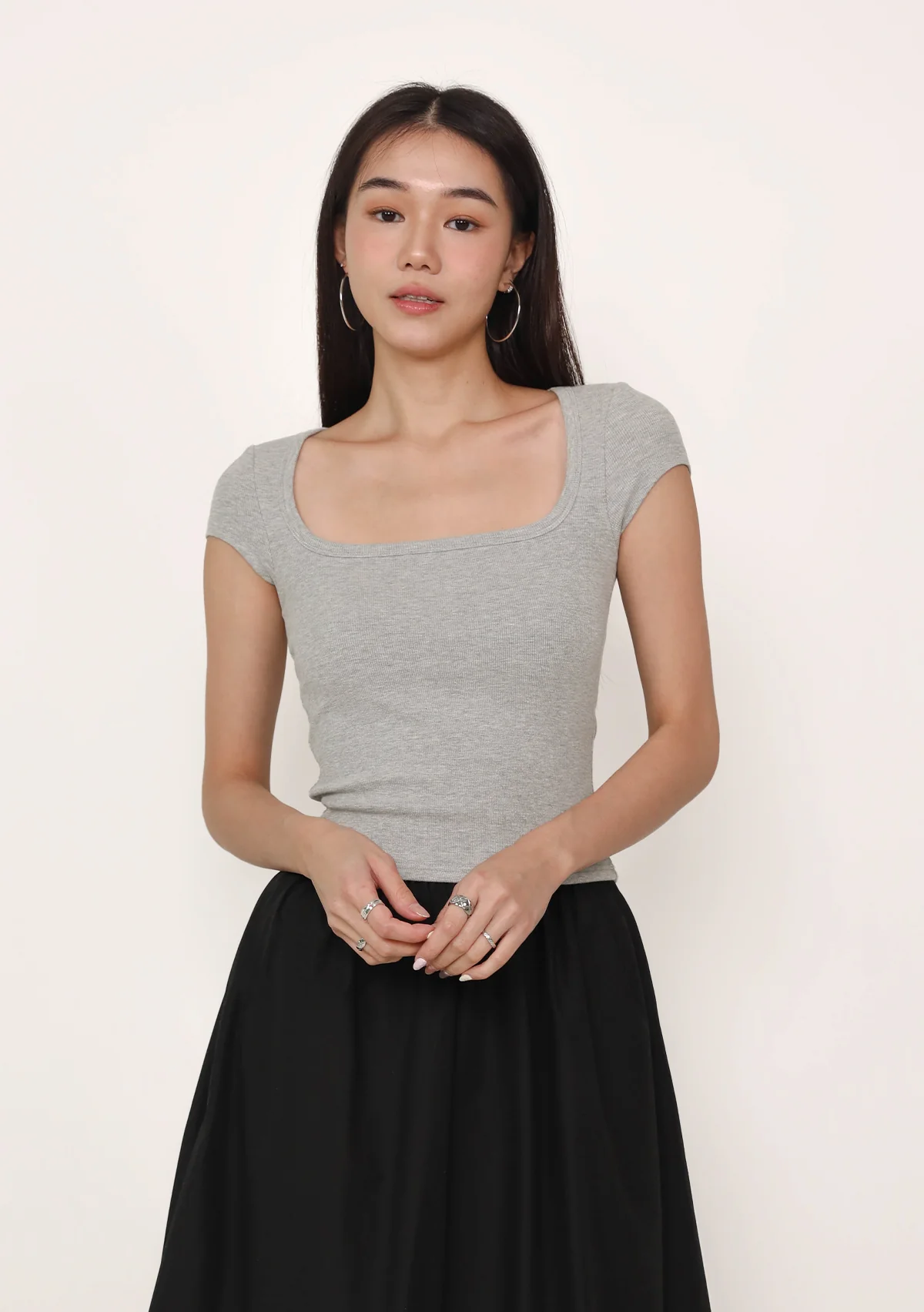 Renee Short Sleeve Padded Top - Image 9