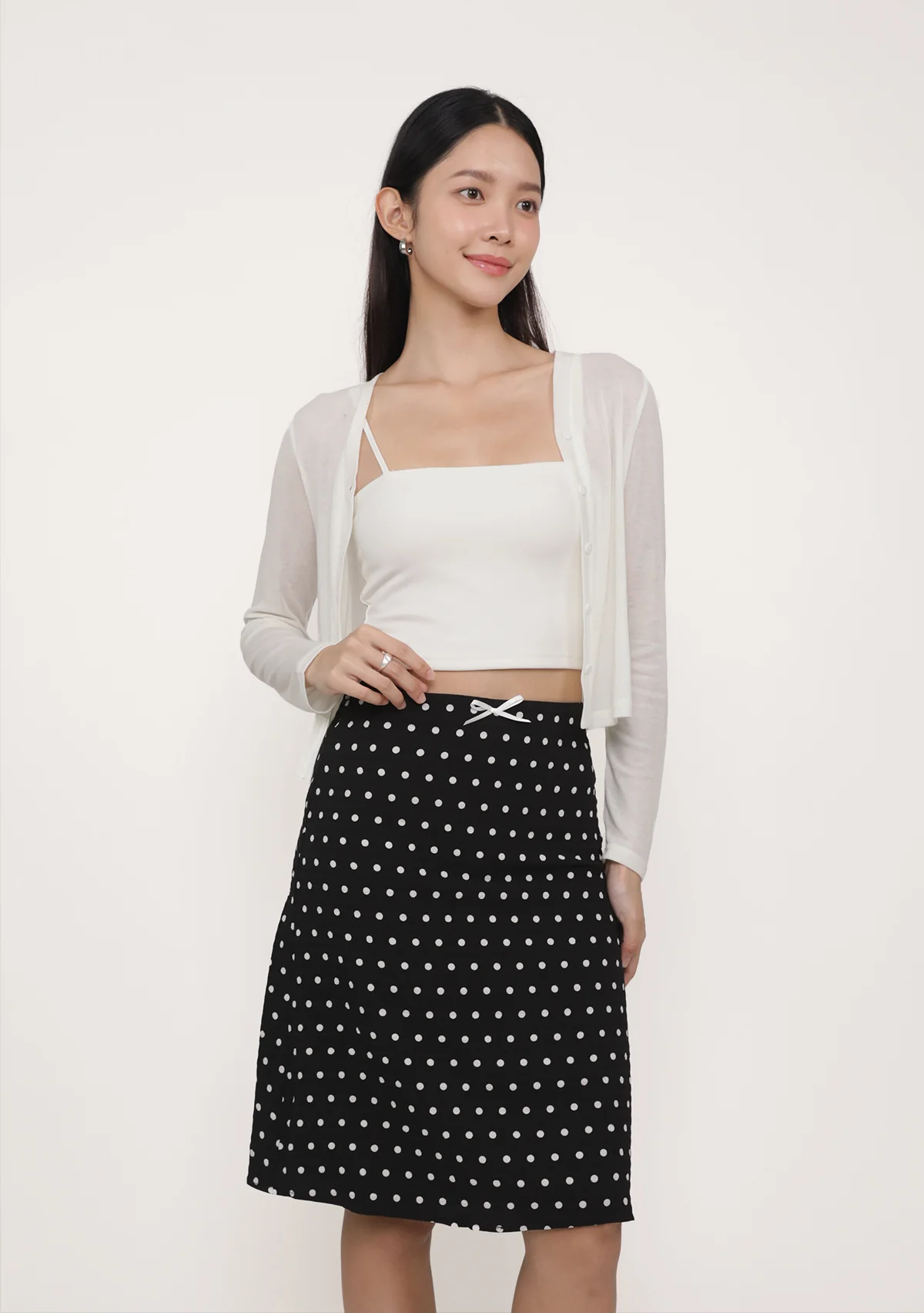 Rhys Ribbon Skirt (Polka Dot) - Image 2