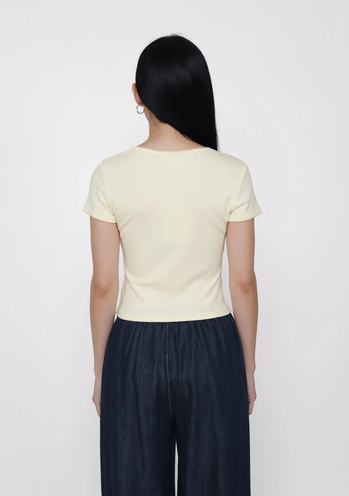 Mito Ribbed Button Top - Image 19