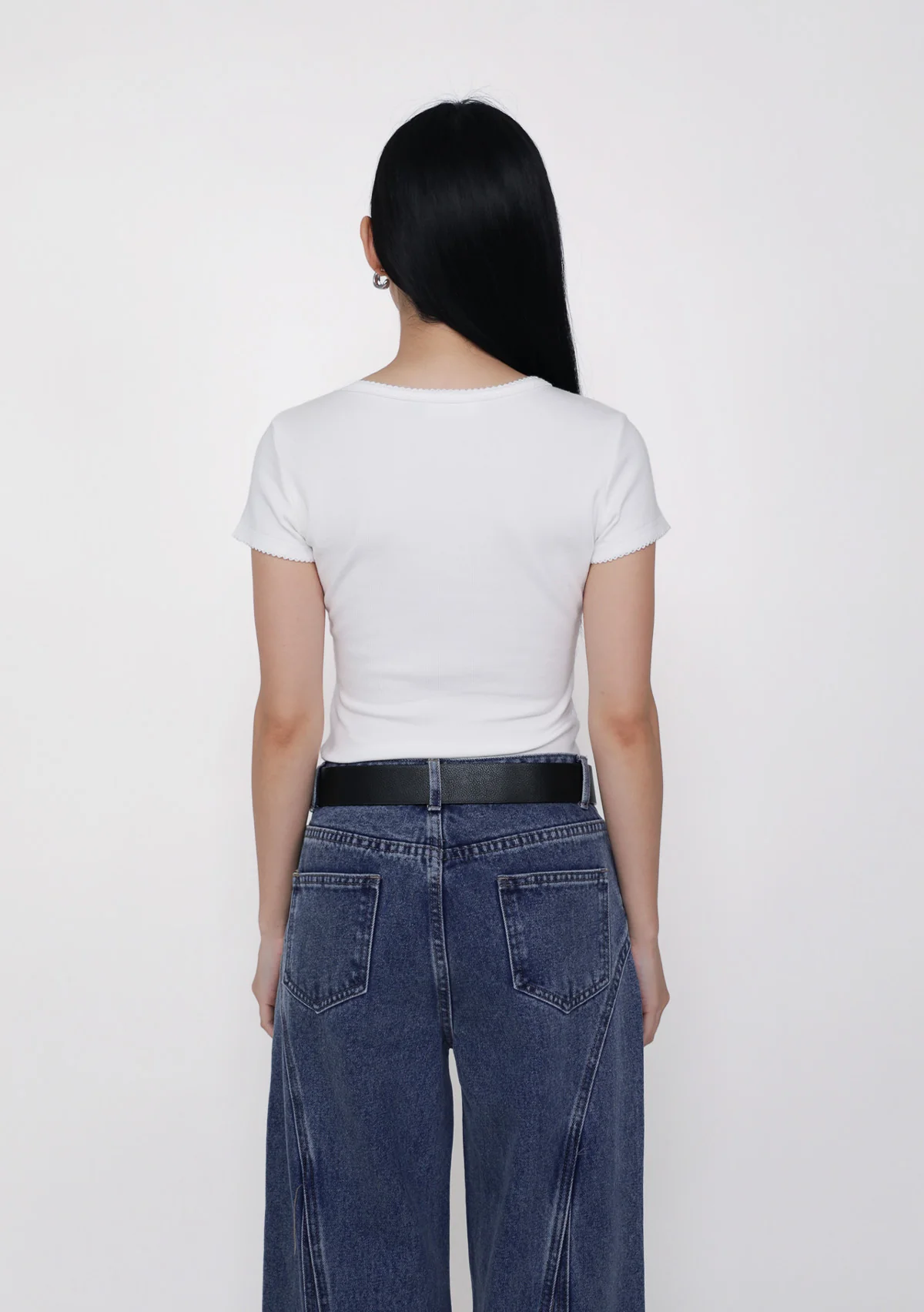Mito Ribbed Button Top - Image 22
