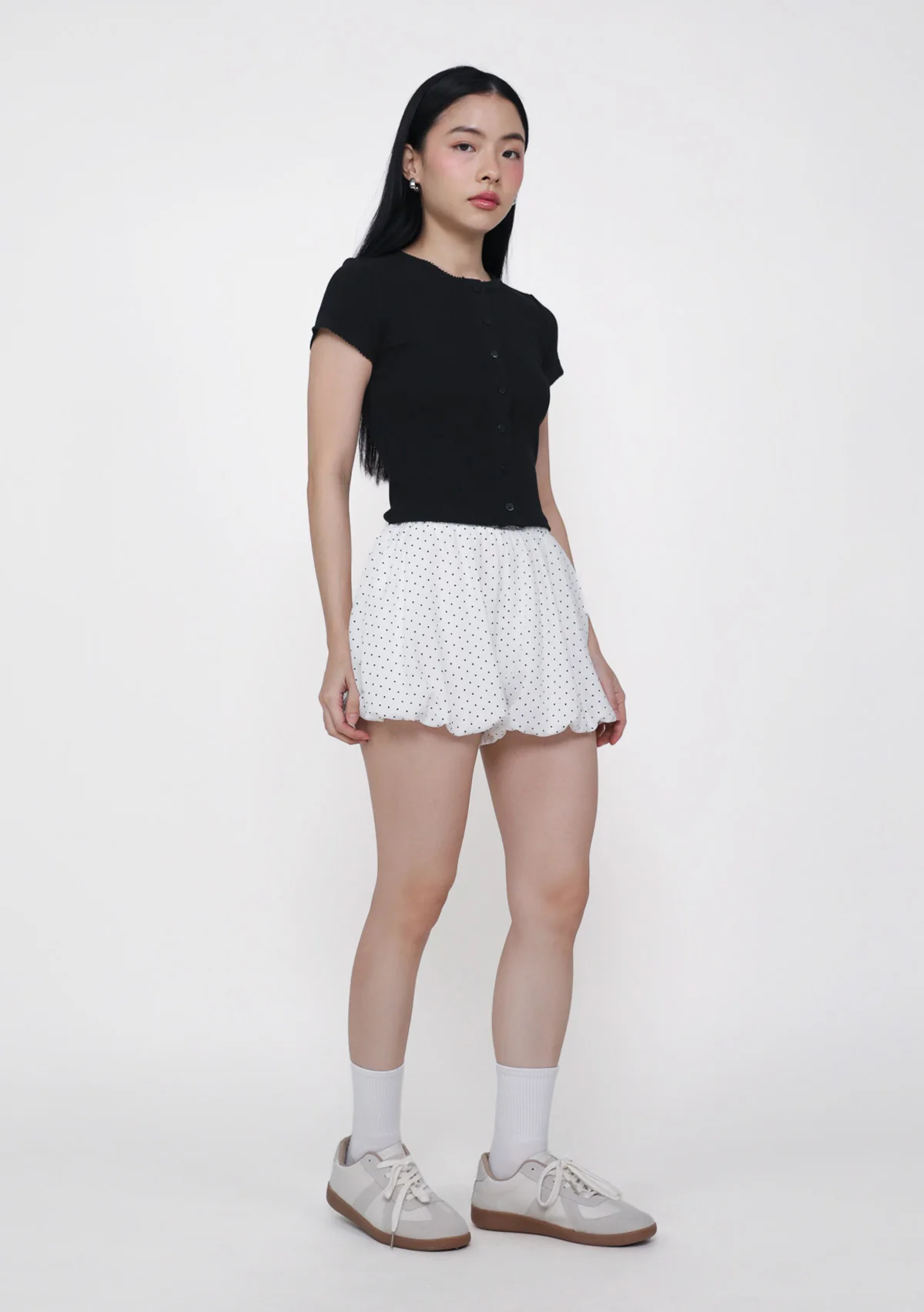 Mito Ribbed Button Top - Image 3