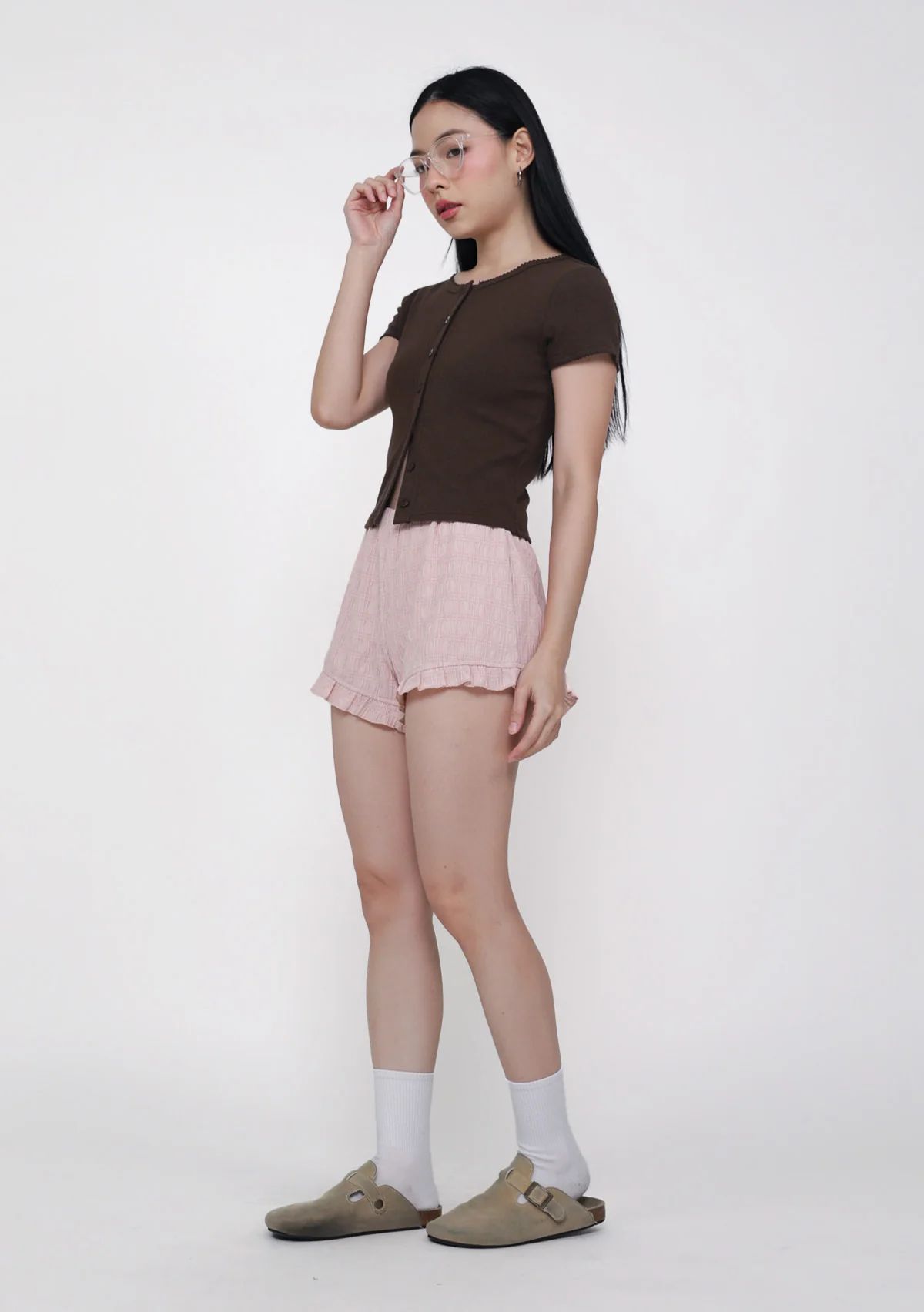 Mito Ribbed Button Top - Image 8