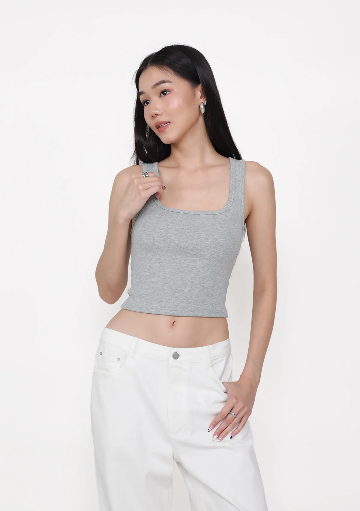 Renee Ribbed Padded Top - Image 29