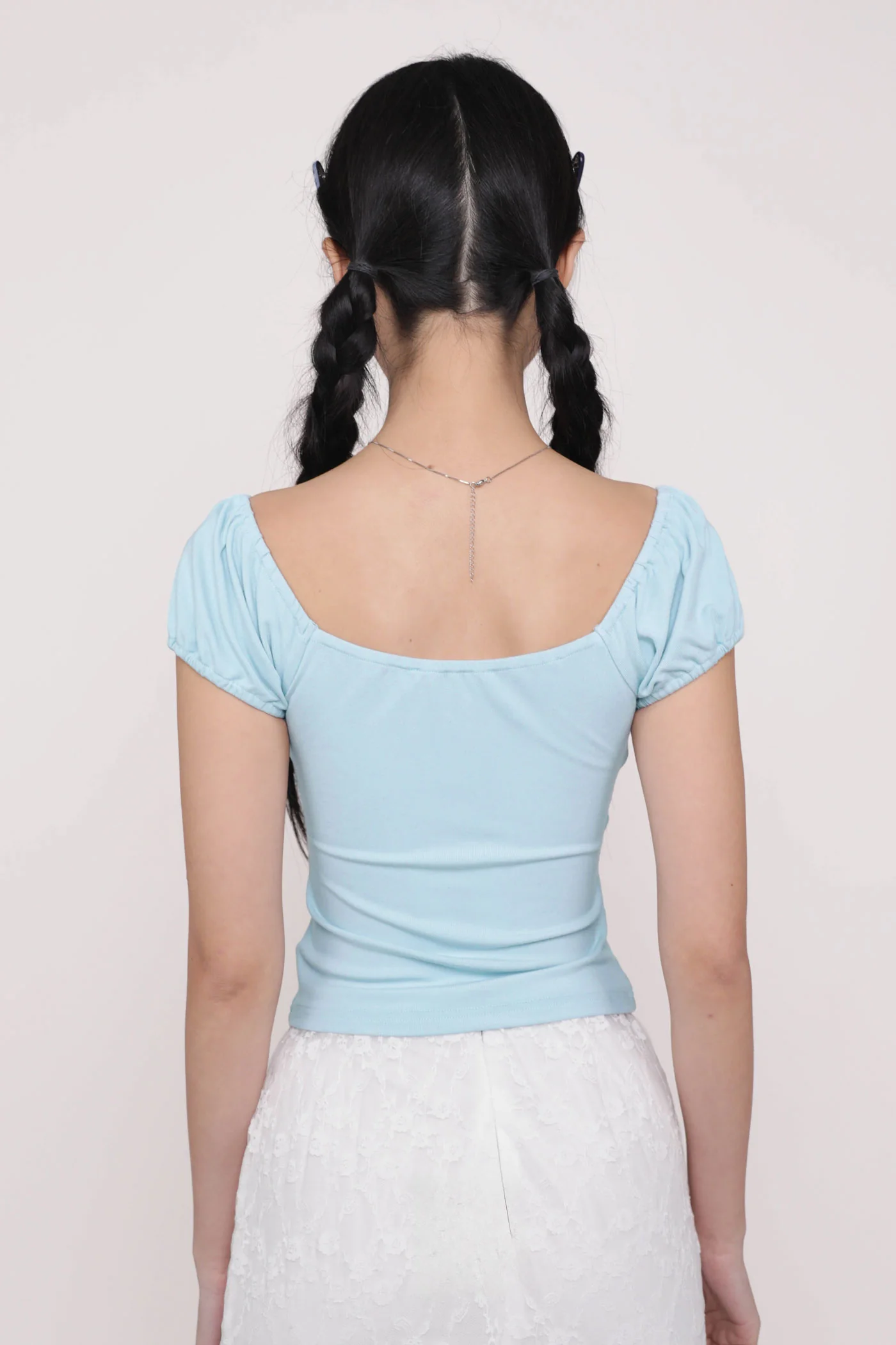 Alanis Ribbon Sleeve Padded Top - Image 13