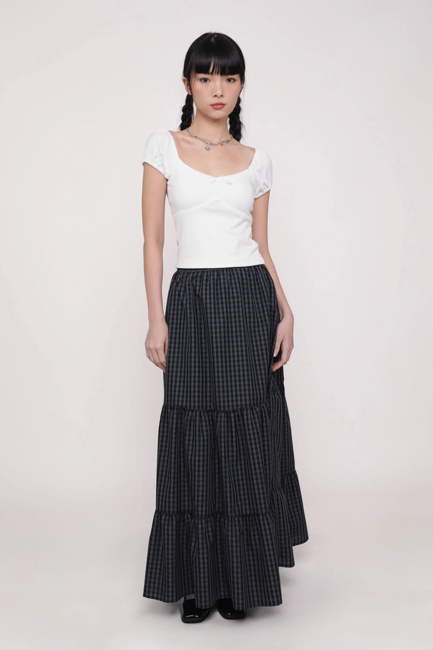 Alanis Ribbon Sleeve Padded Top - Image 19