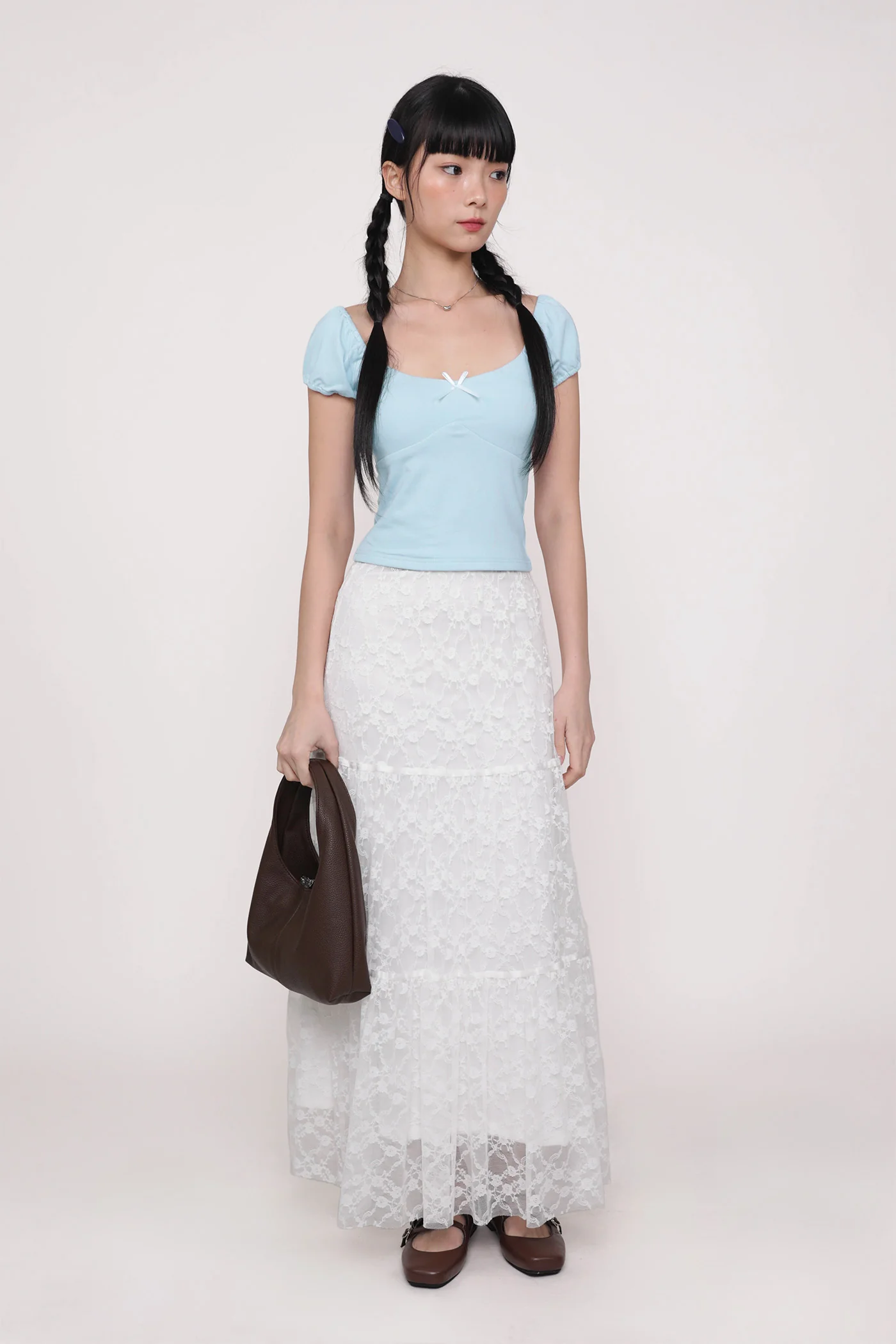 Alanis Ribbon Sleeve Padded Top - Image 27