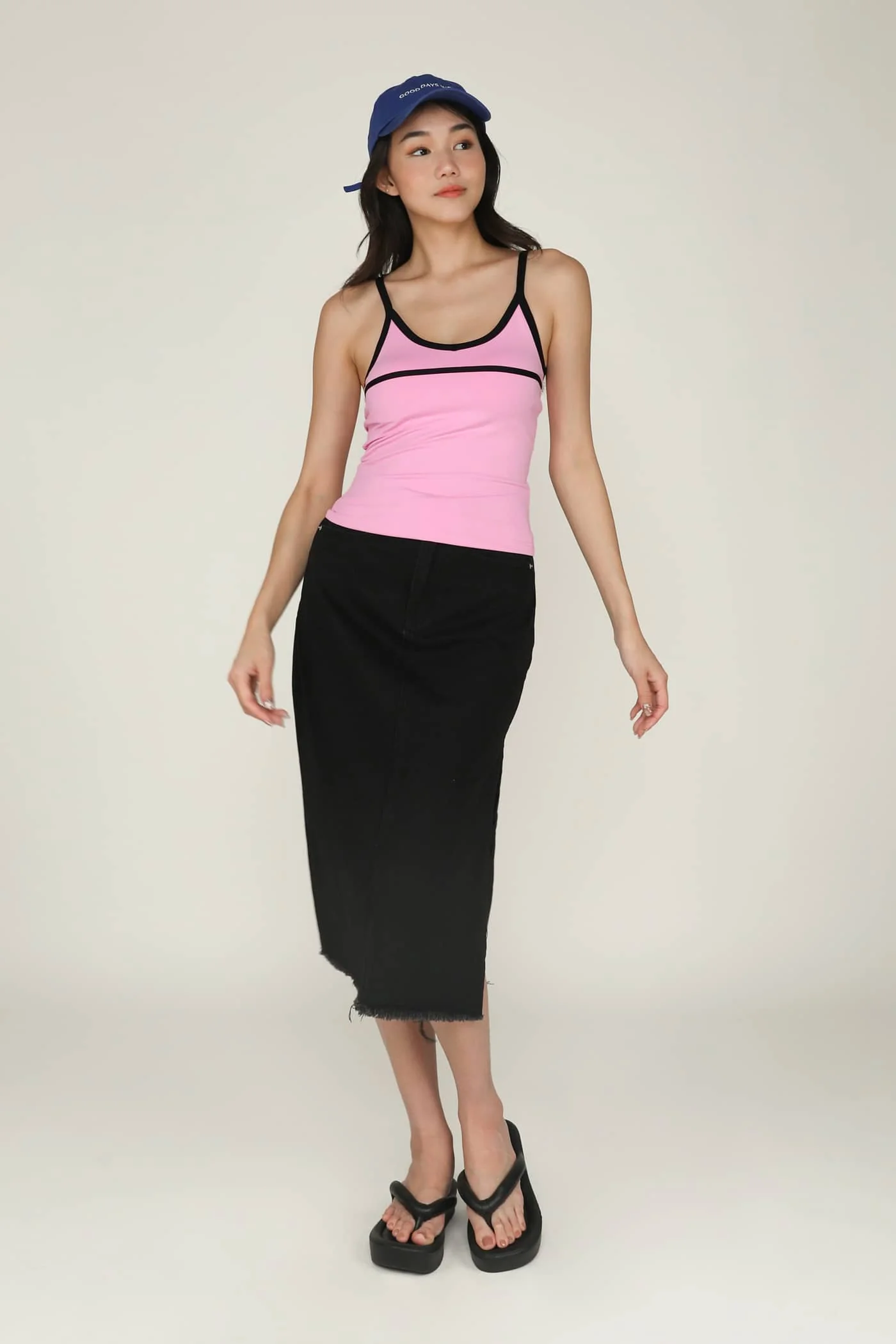 Robyn Contrast Padded Top - Image 2