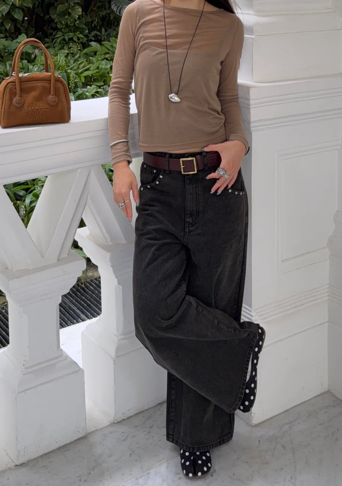 Rogue Studded Denim Jeans