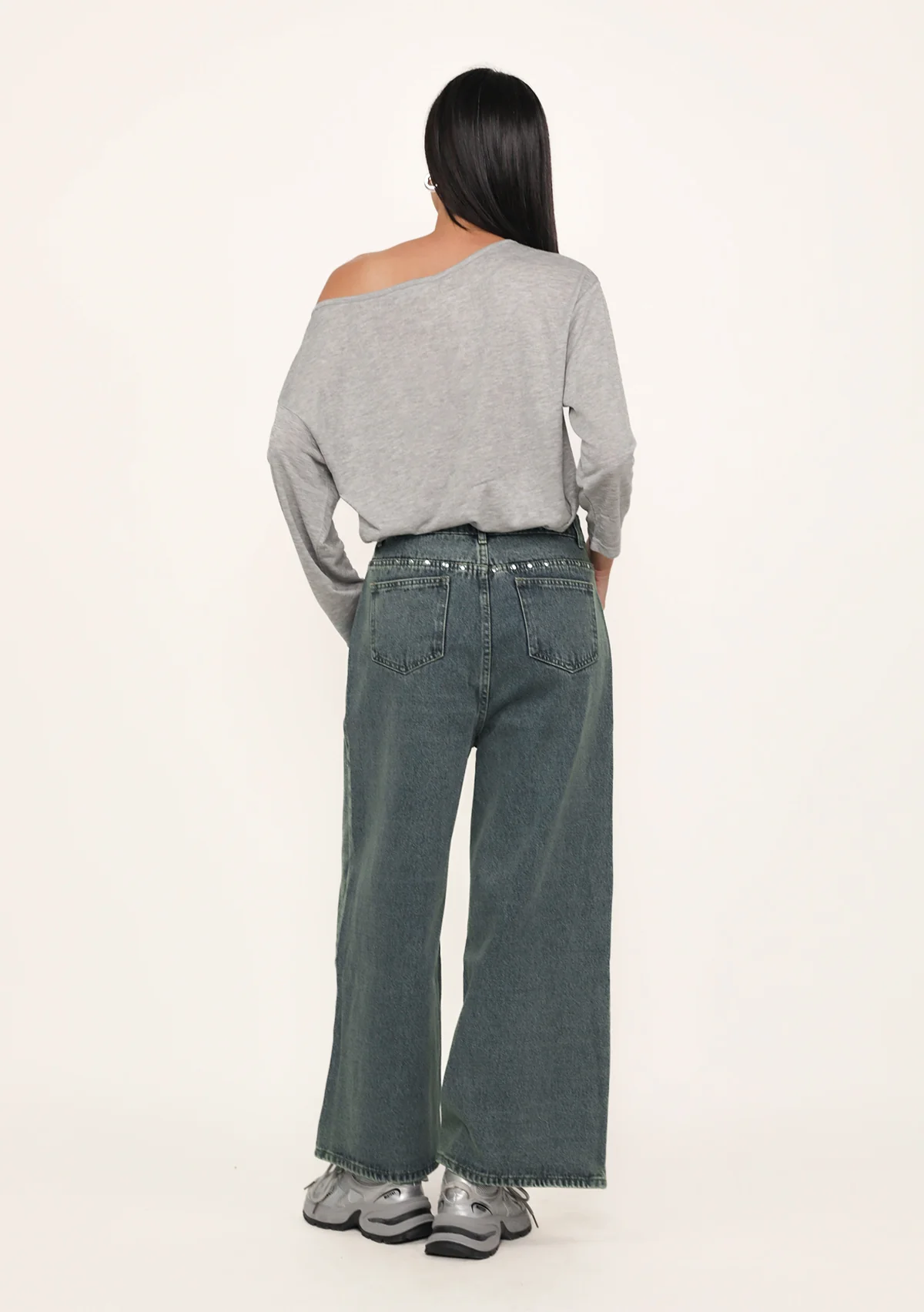 Rogue Studded Denim Jeans - Image 11