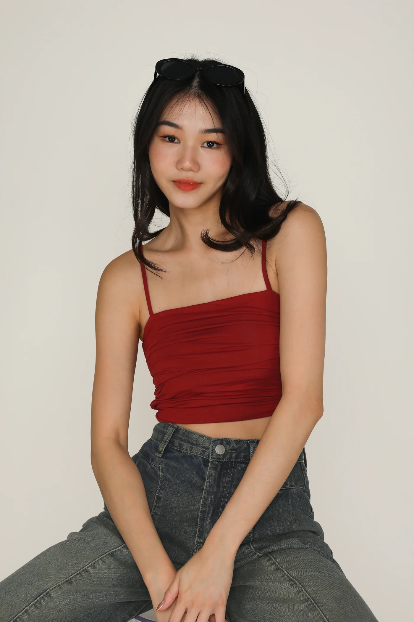 Rohan Ruched Padded Top - Image 21
