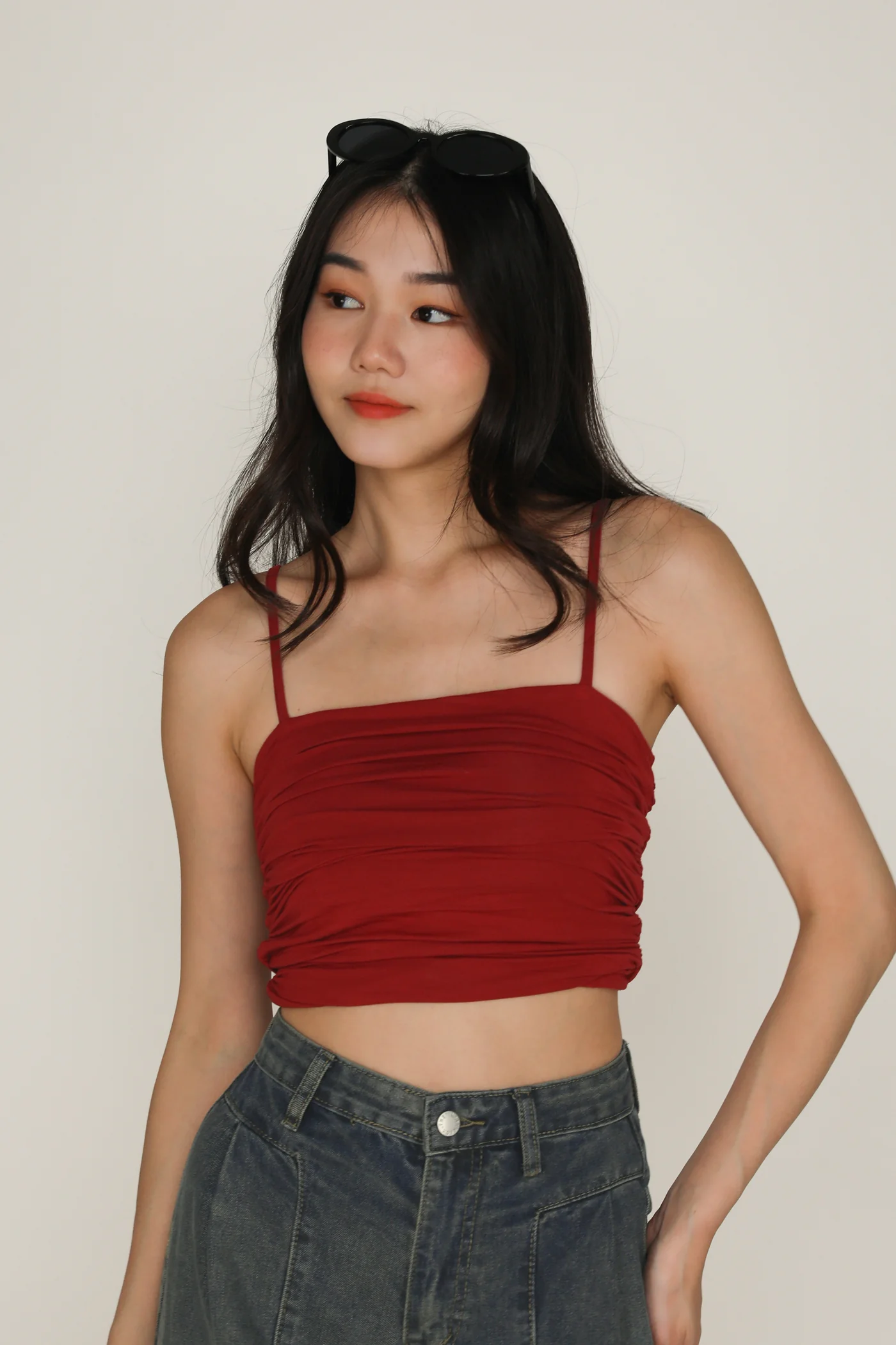 Rohan Ruched Padded Top - Image 22