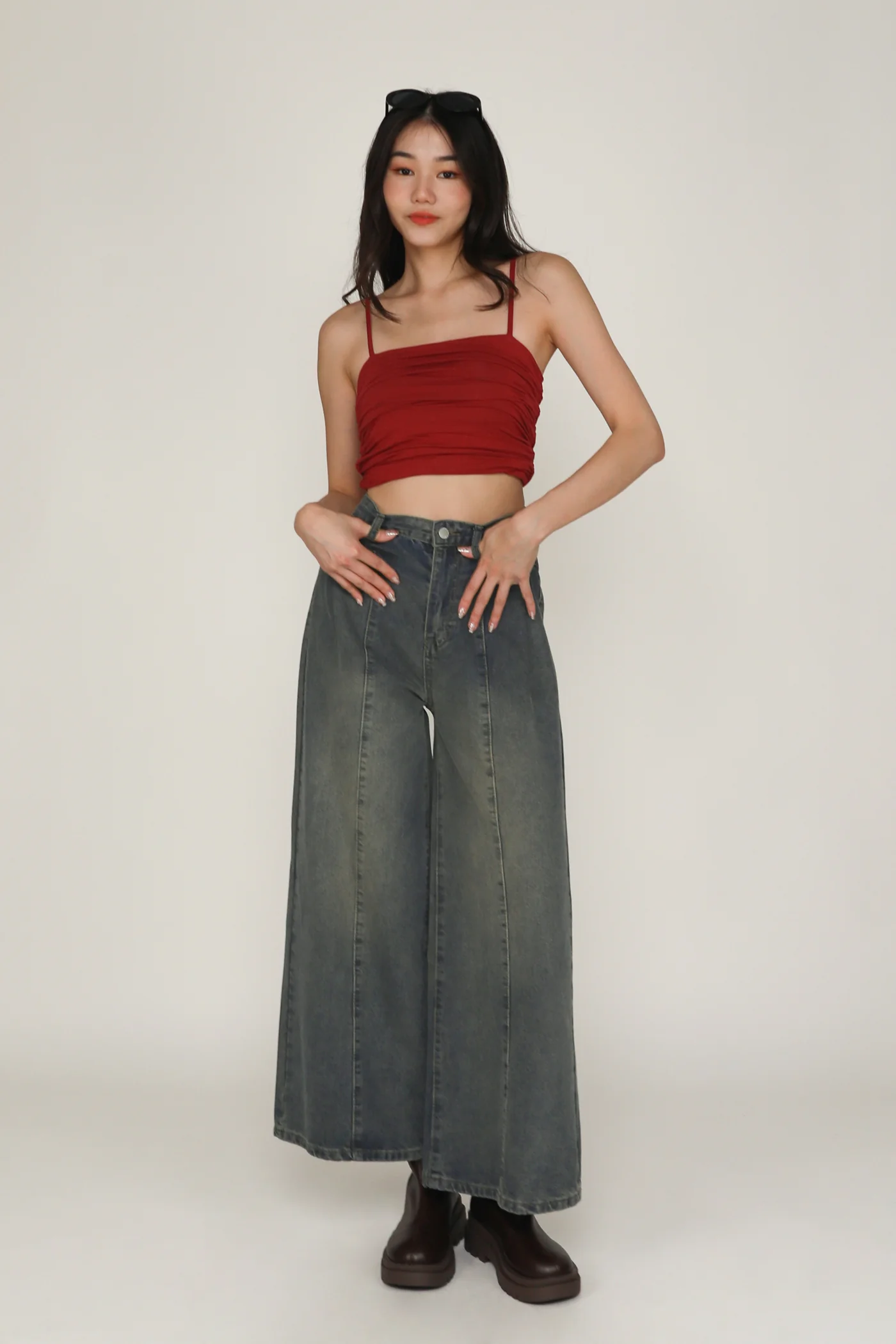 Rohan Ruched Padded Top - Image 23