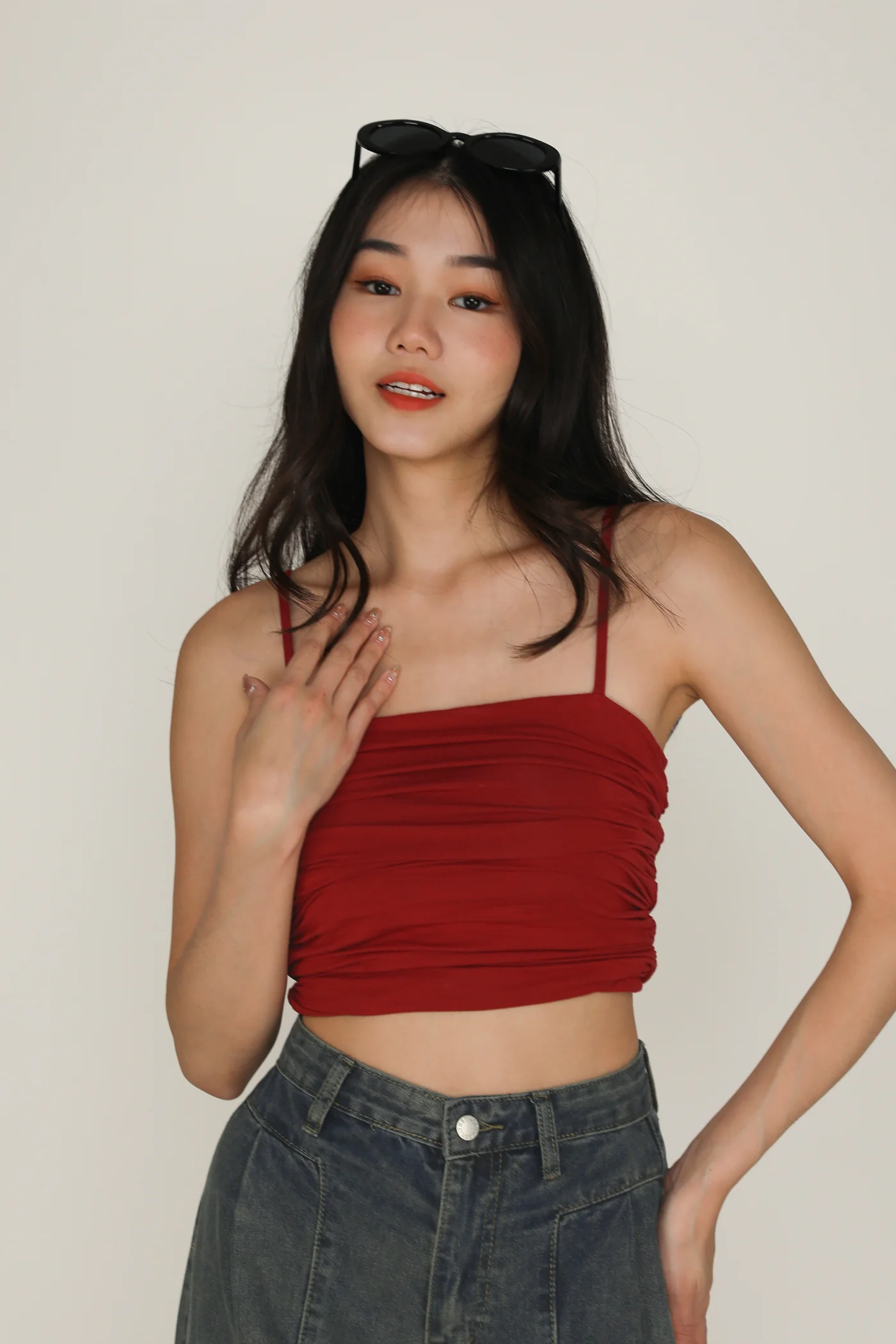 Rohan Ruched Padded Top - Image 8