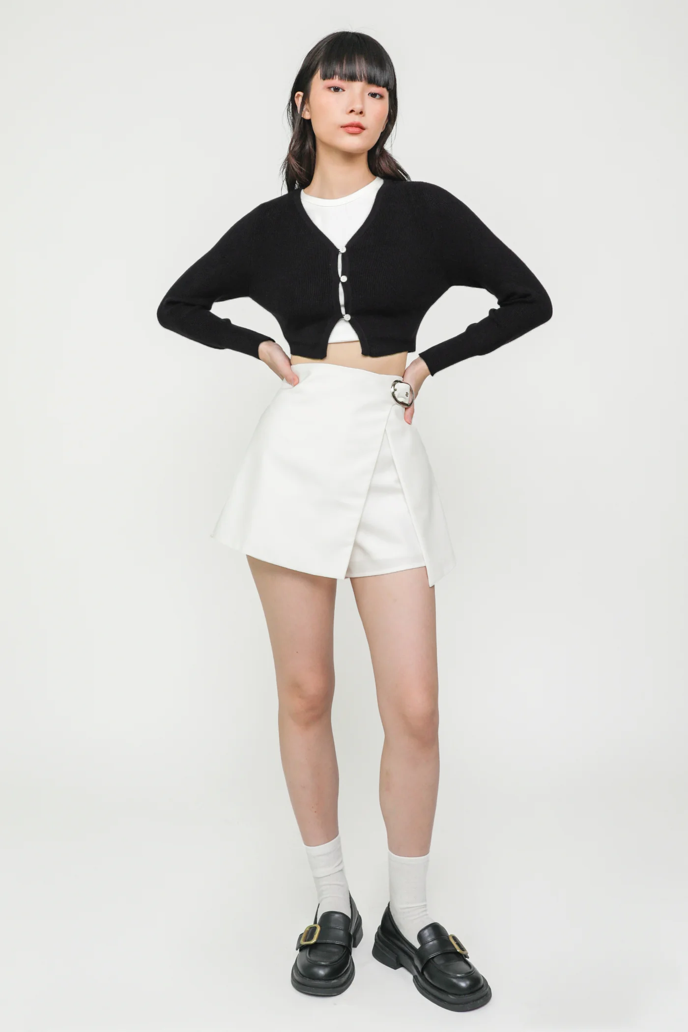 Roma Buckle Skorts - Image 2