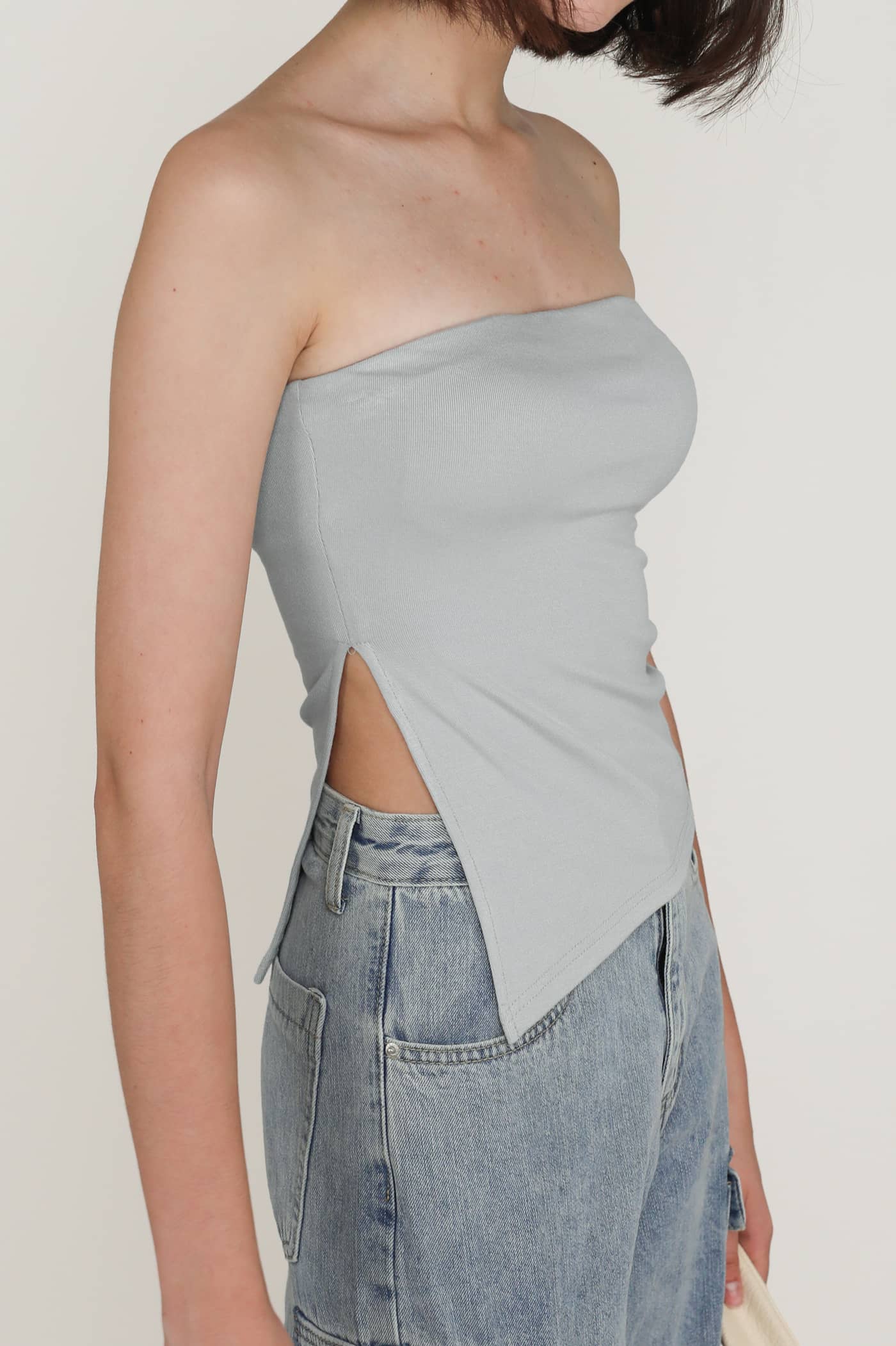 Ronni Asymmetrical Padded Tube Top - Image 11