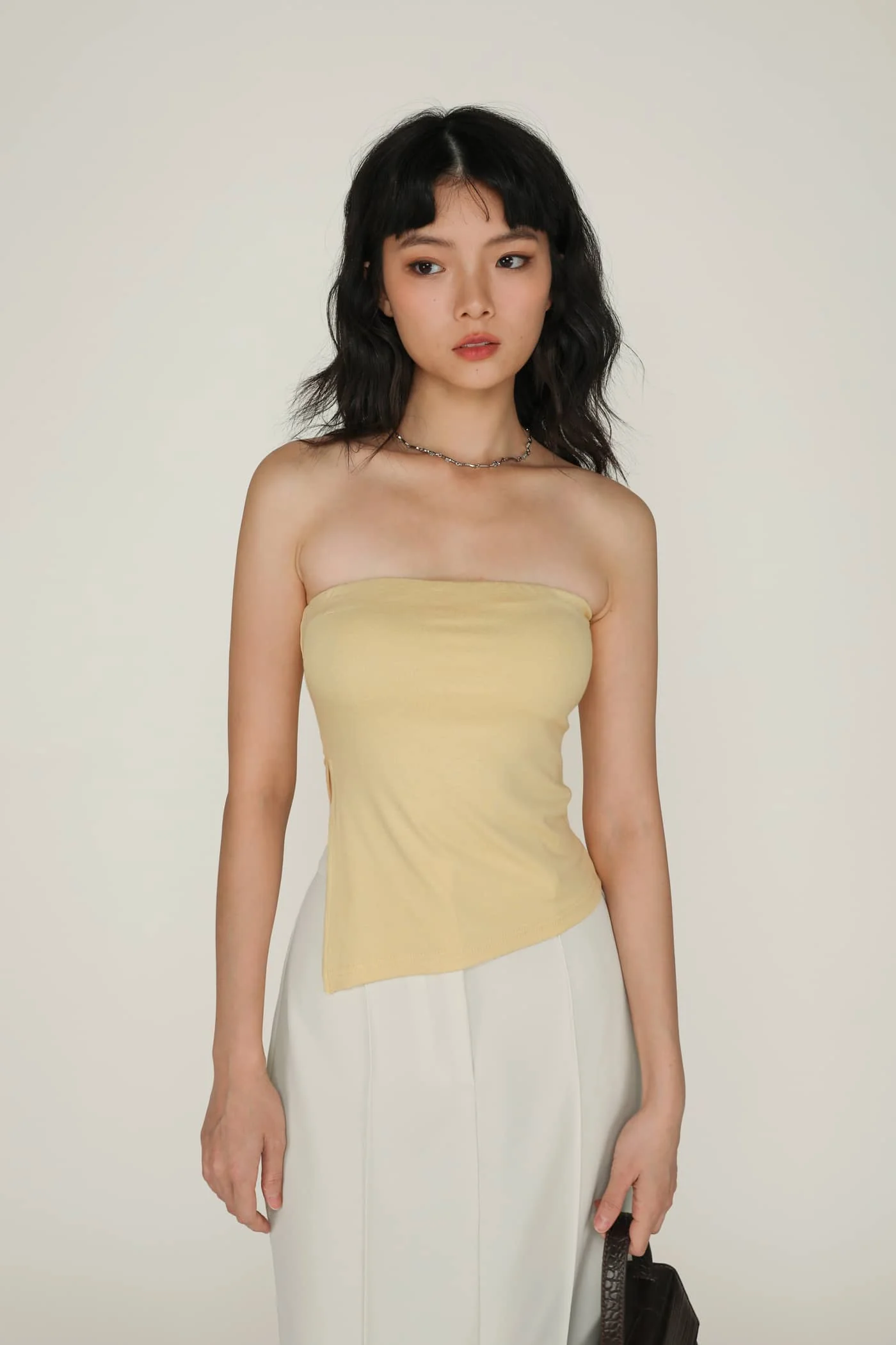 Ronni Asymmetrical Padded Tube Top - Image 18