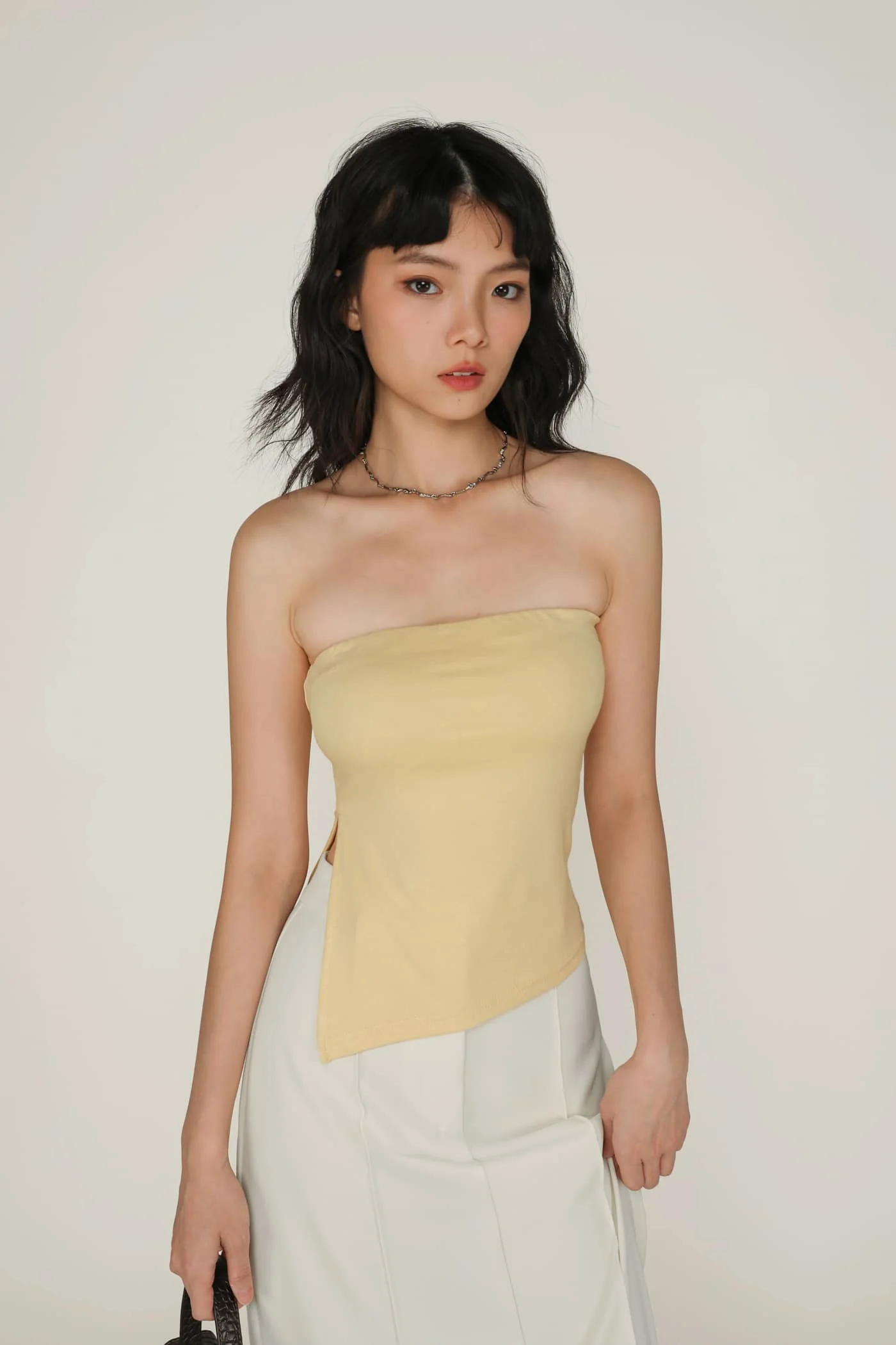 Ronni Asymmetrical Padded Tube Top - Image 19