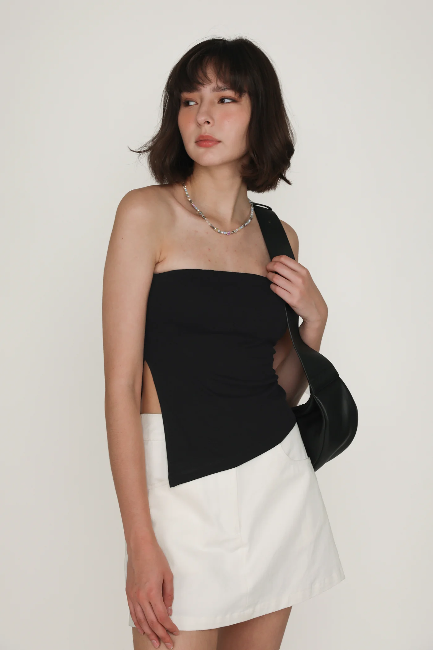 Ronni Asymmetrical Padded Tube Top - Image 2