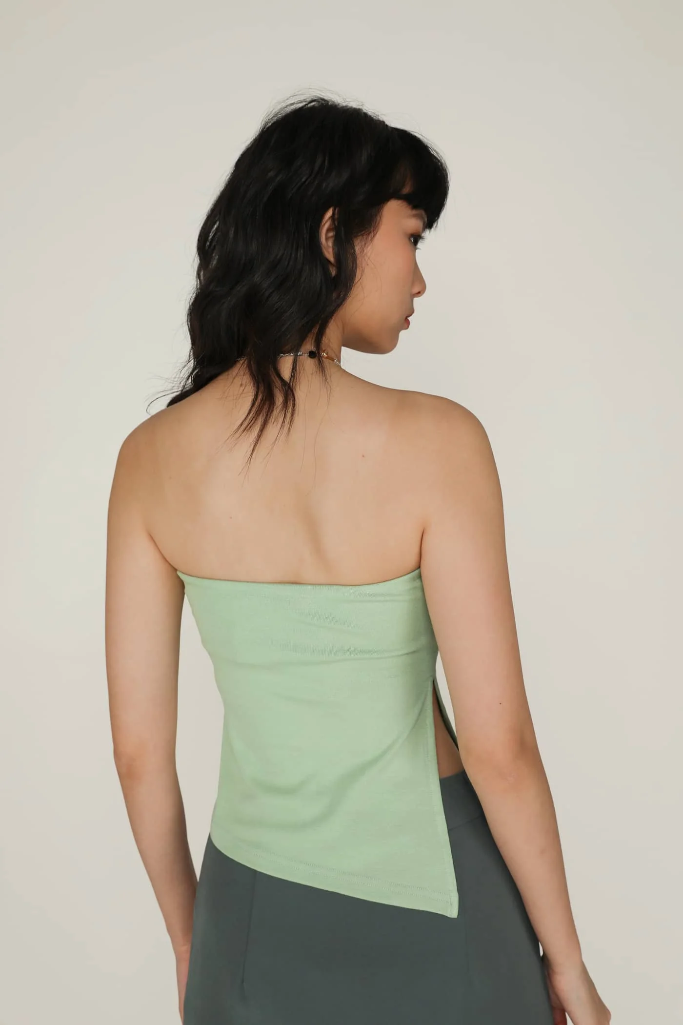 Ronni Asymmetrical Padded Tube Top - Image 29