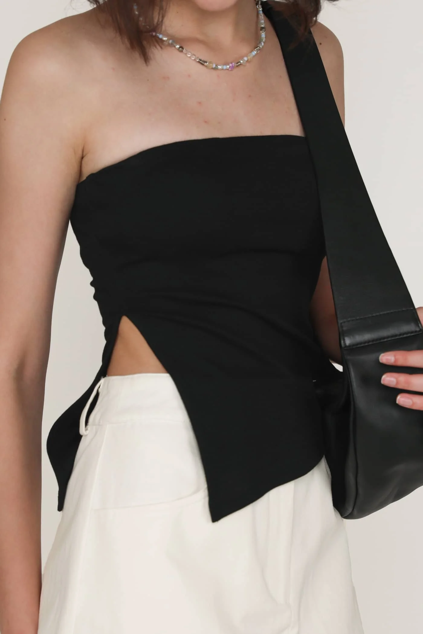Ronni Asymmetrical Padded Tube Top - Image 3
