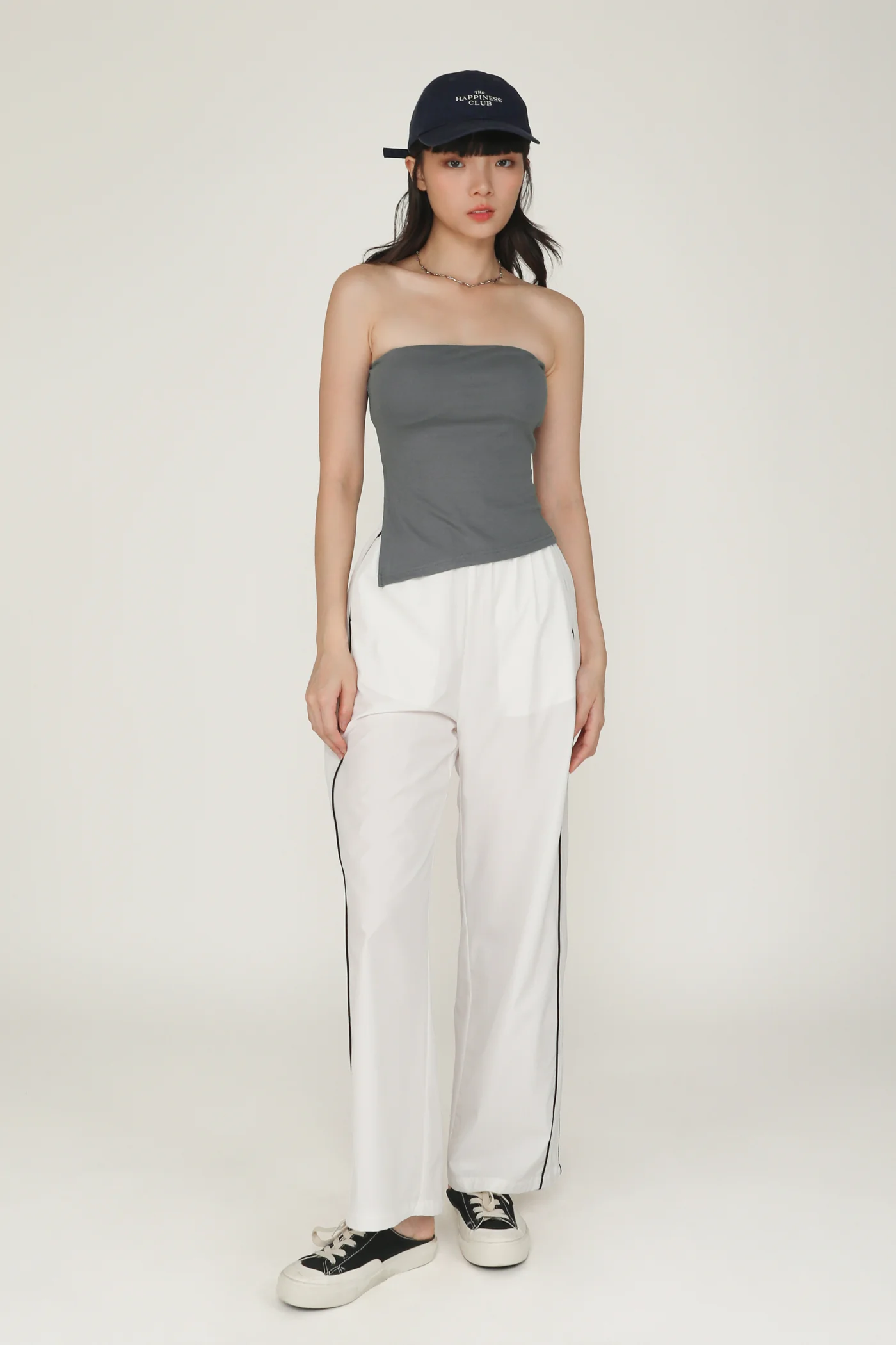 Ronni Asymmetrical Padded Tube Top - Image 31
