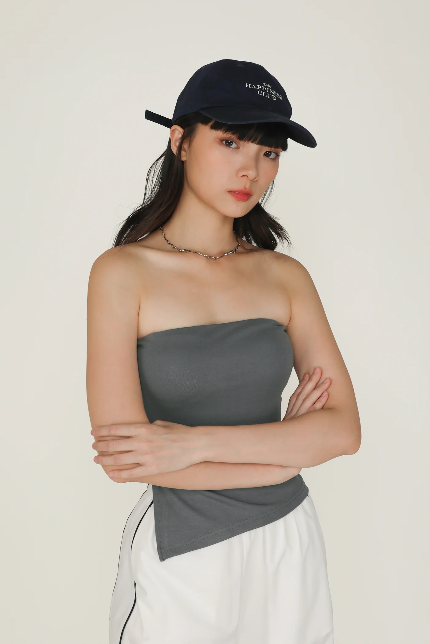 Ronni Asymmetrical Padded Tube Top - Image 32