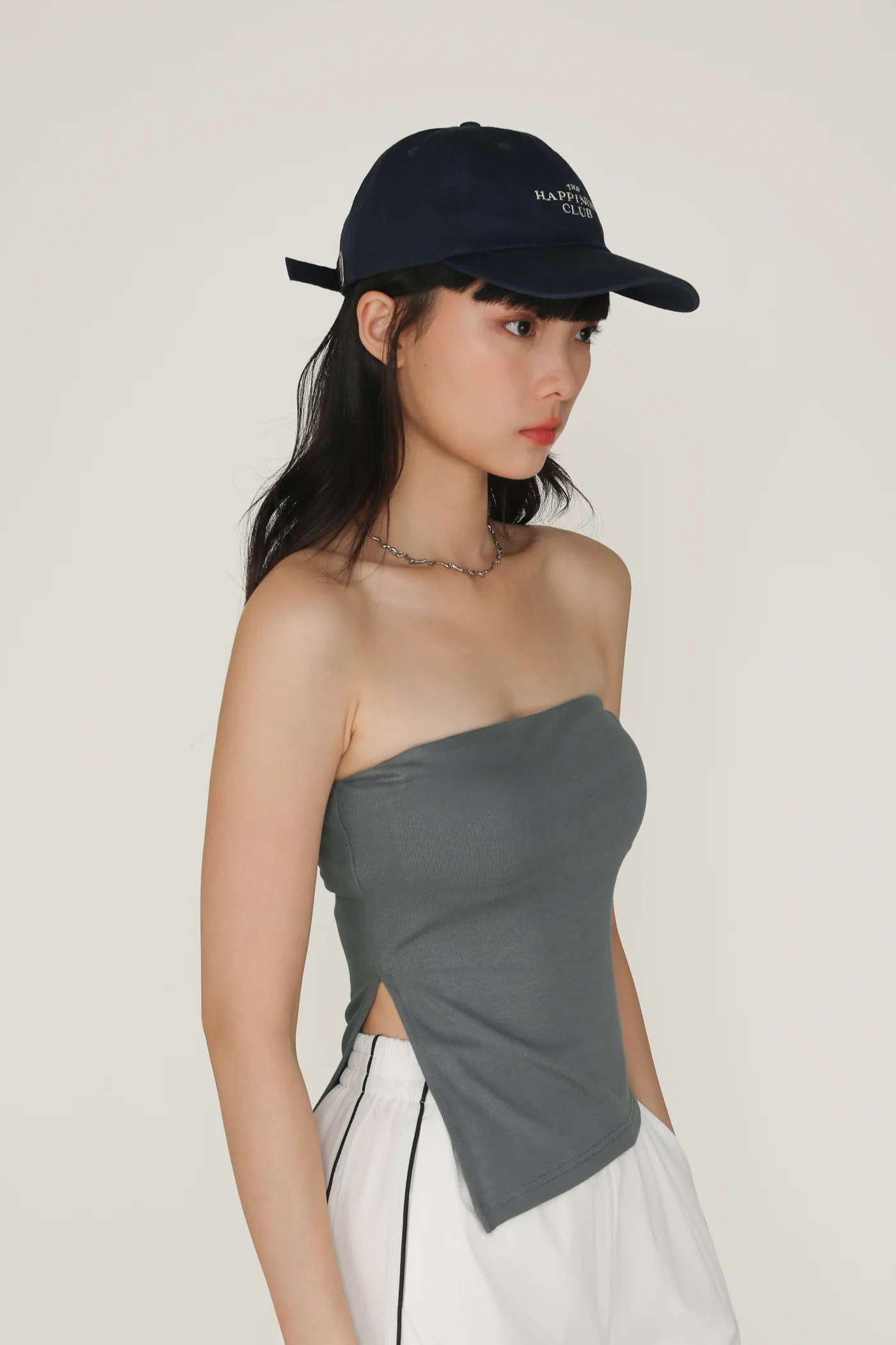 Ronni Asymmetrical Padded Tube Top - Image 34