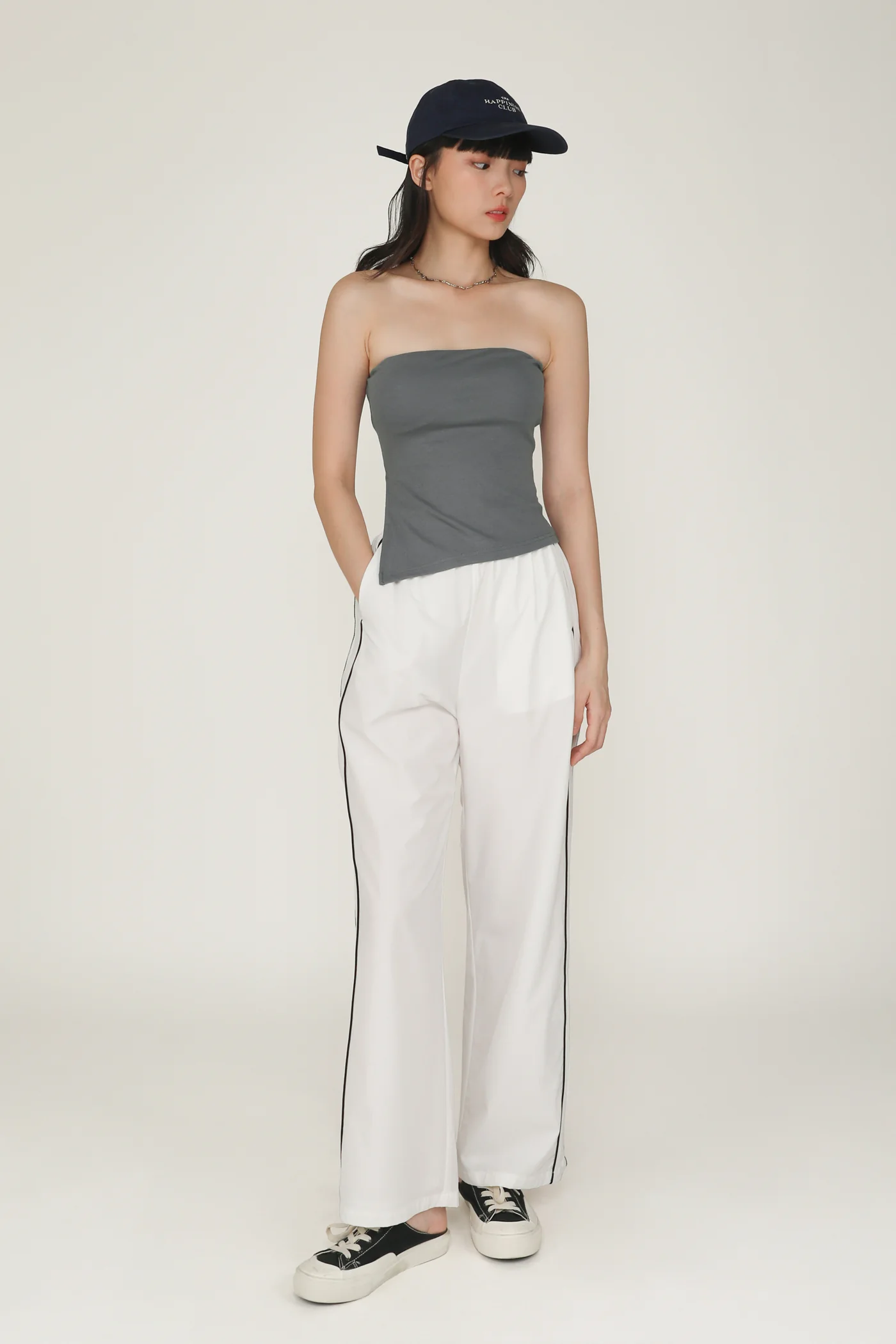 Ronni Asymmetrical Padded Tube Top - Image 35