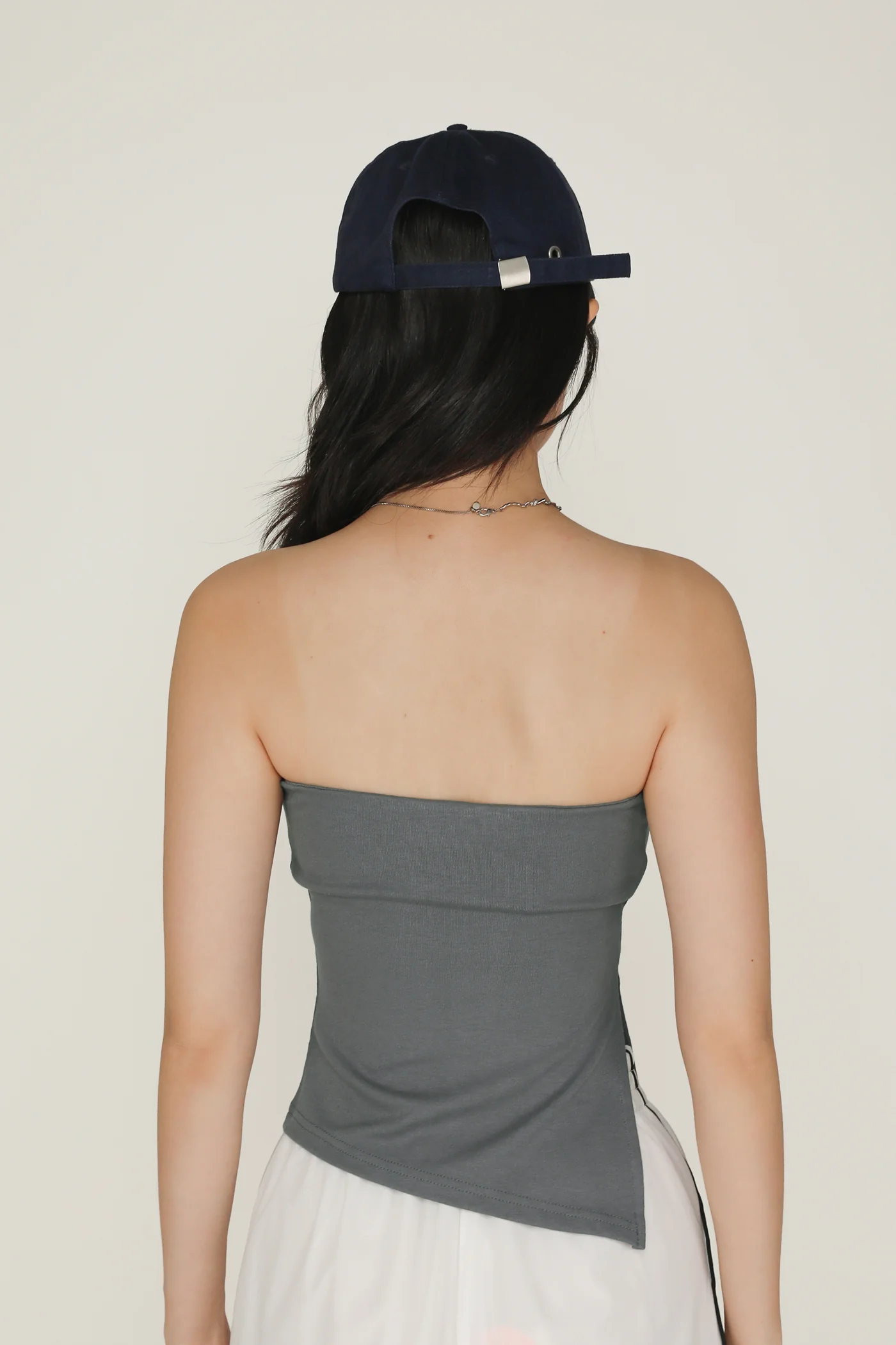 Ronni Asymmetrical Padded Tube Top - Image 36