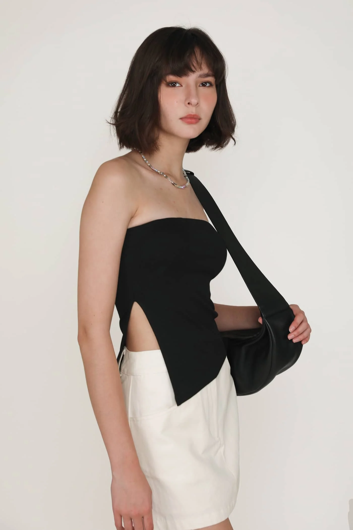 Ronni Asymmetrical Padded Tube Top - Image 4